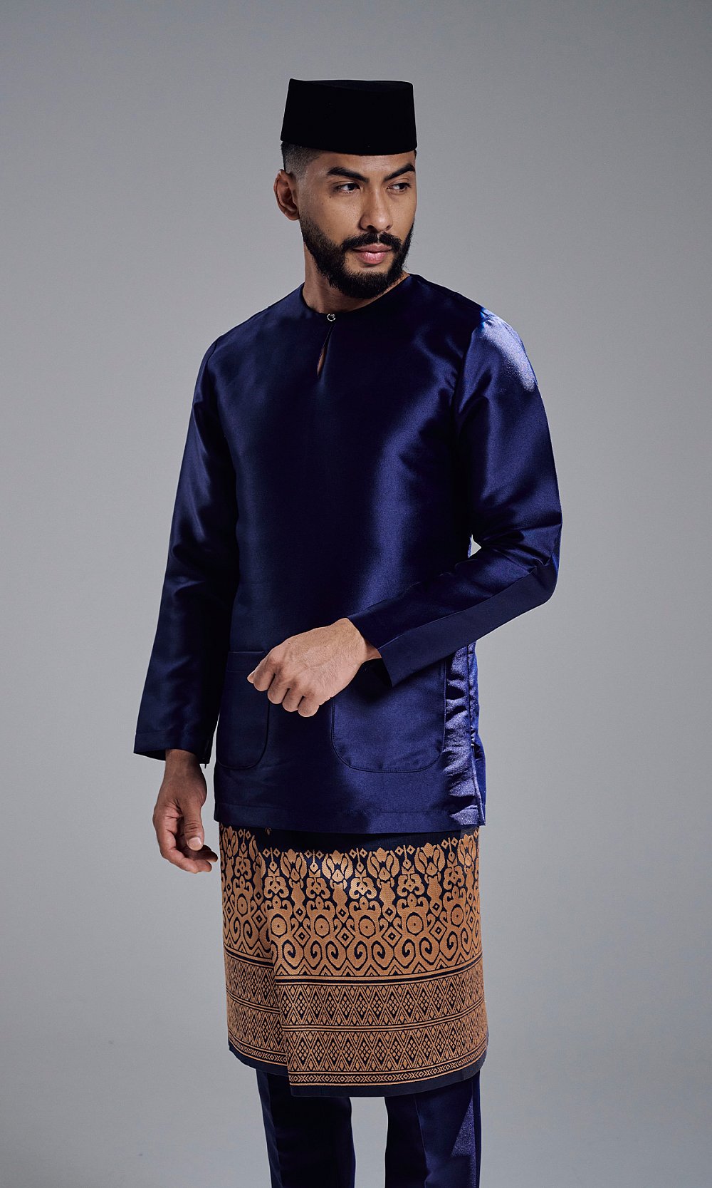 AZRAVI BAJU MELAYU - NAVY