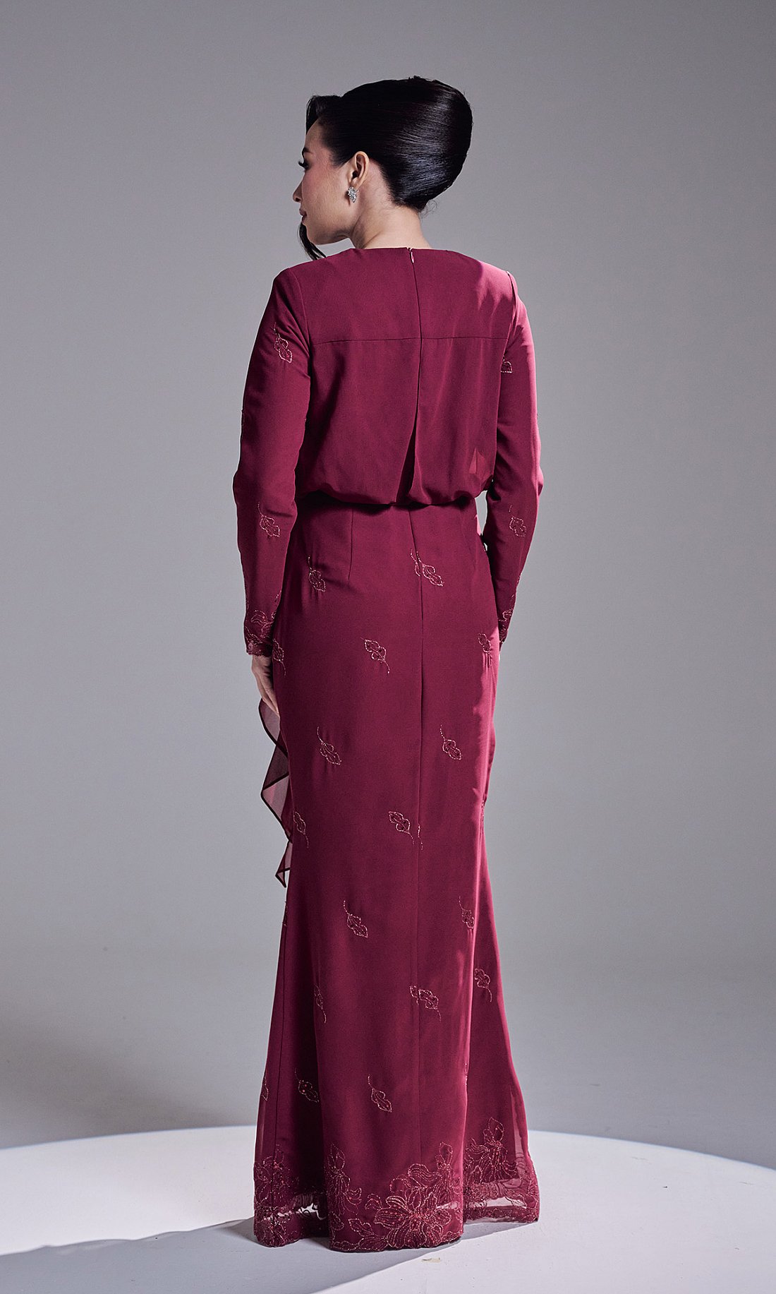 RESTA DRESS - DARK FUSCHIA