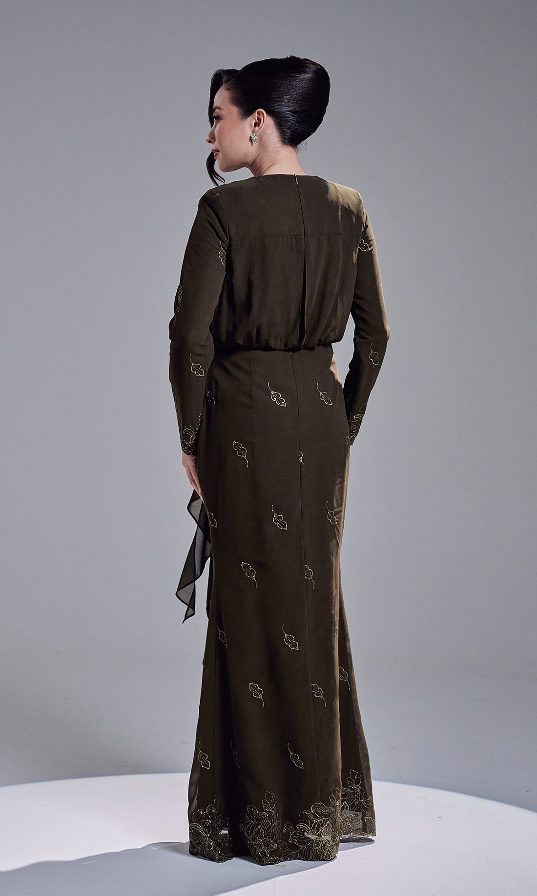 RESTA DRESS - DARK OLIVE