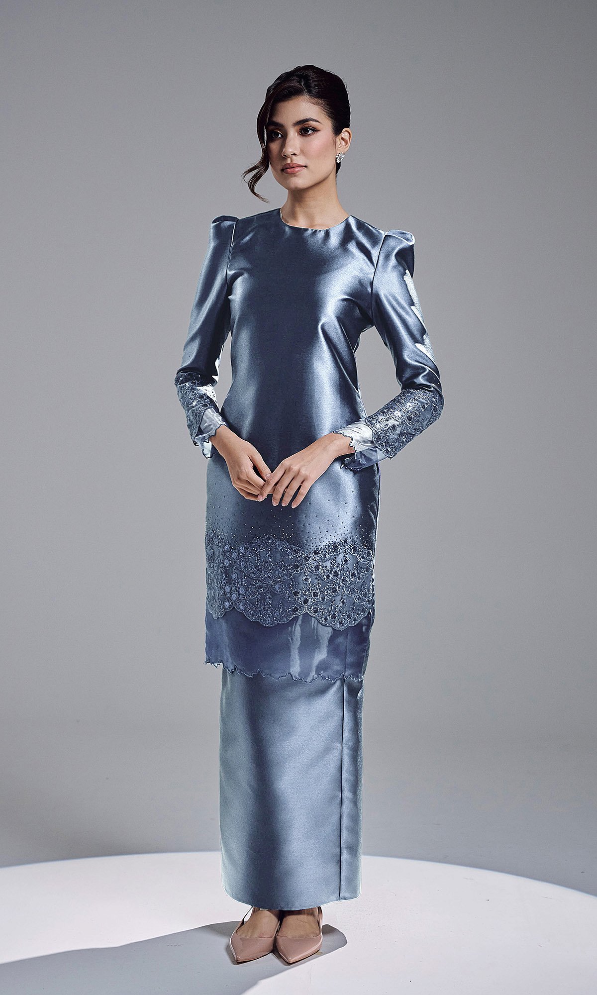 ESTERINA KURUNG - ASH BLUE