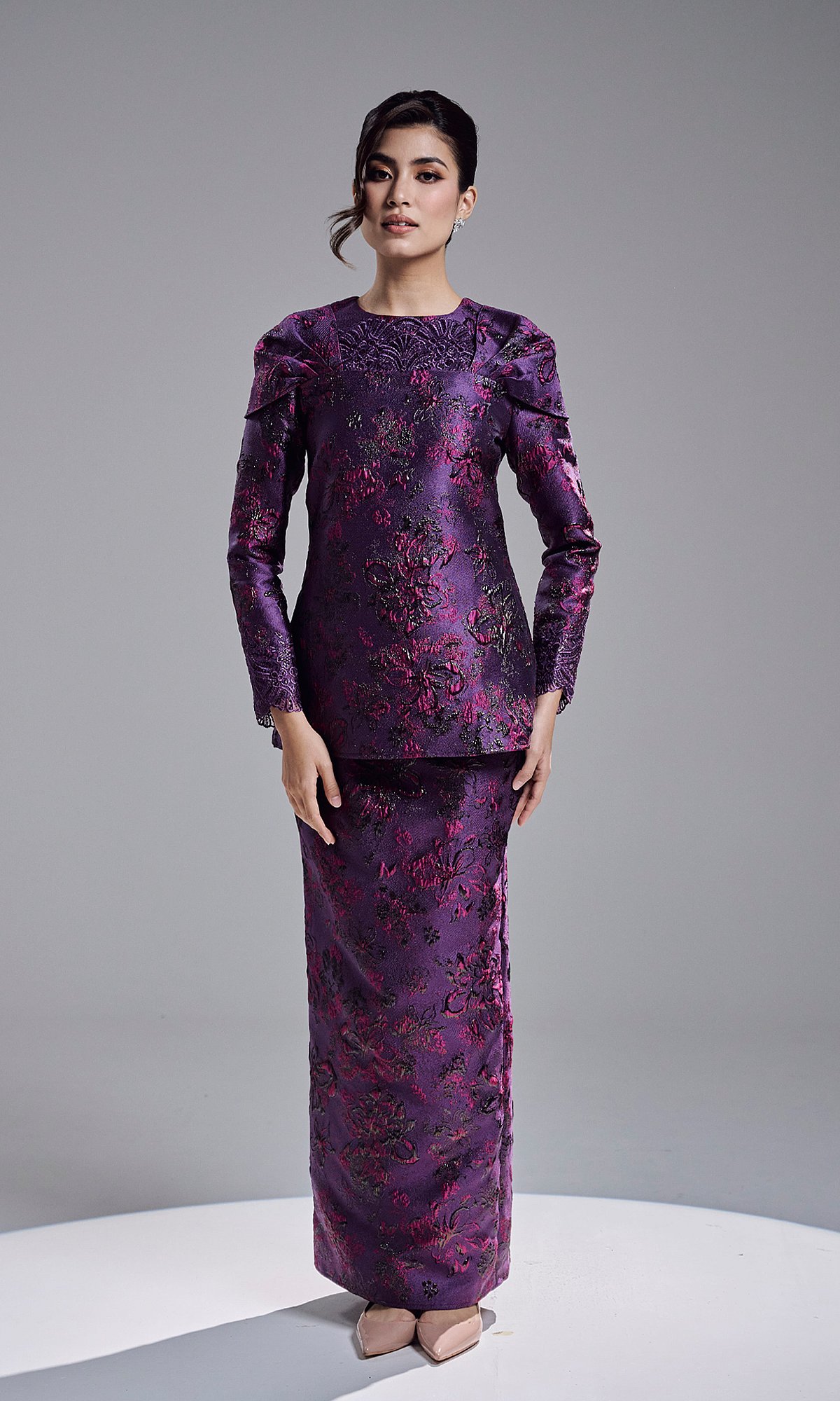 ALANEY KURUNG - DARK PURPLE