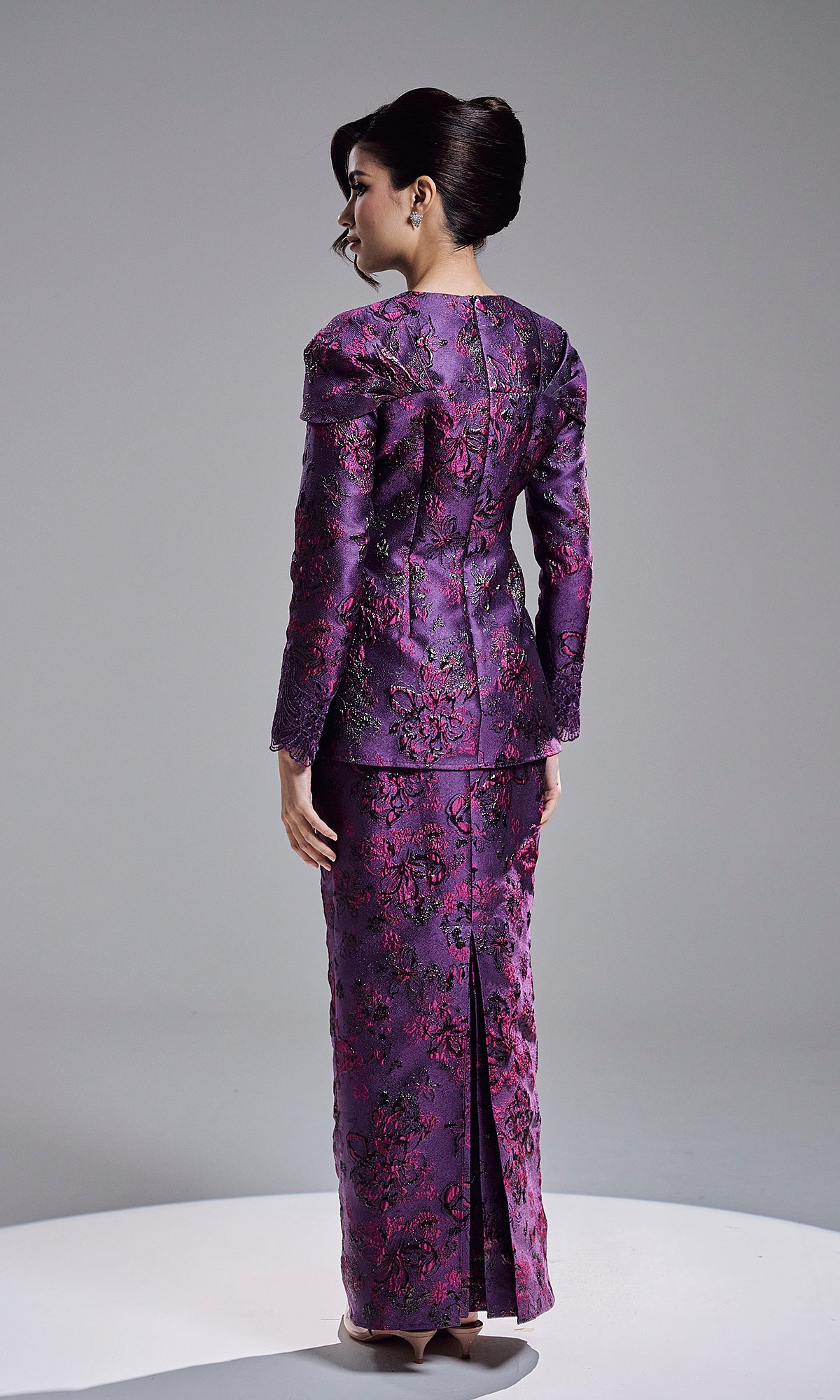 ALANEY KURUNG - DARK PURPLE
