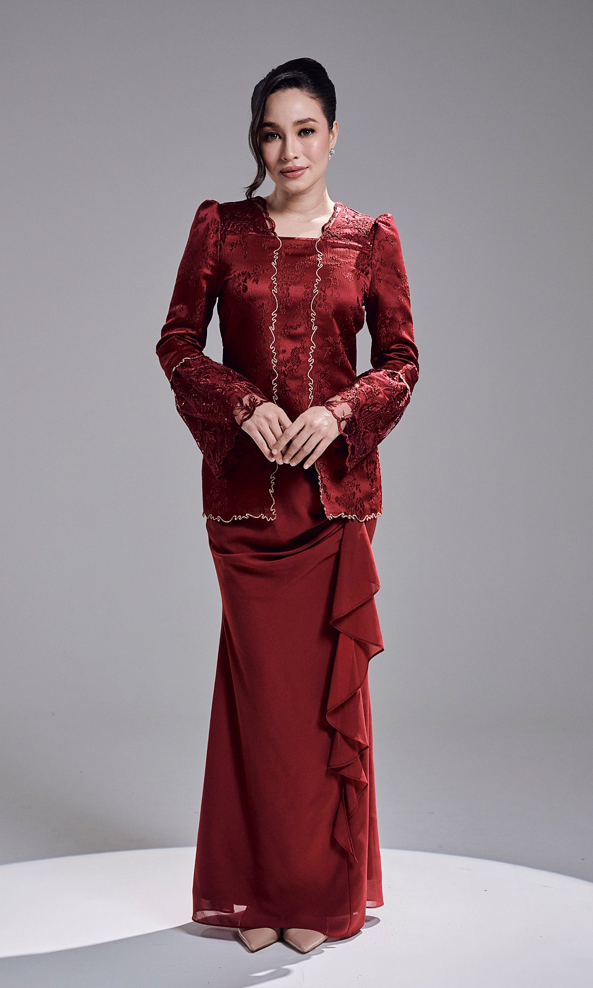 SARABIACA KURUNG - MAROON