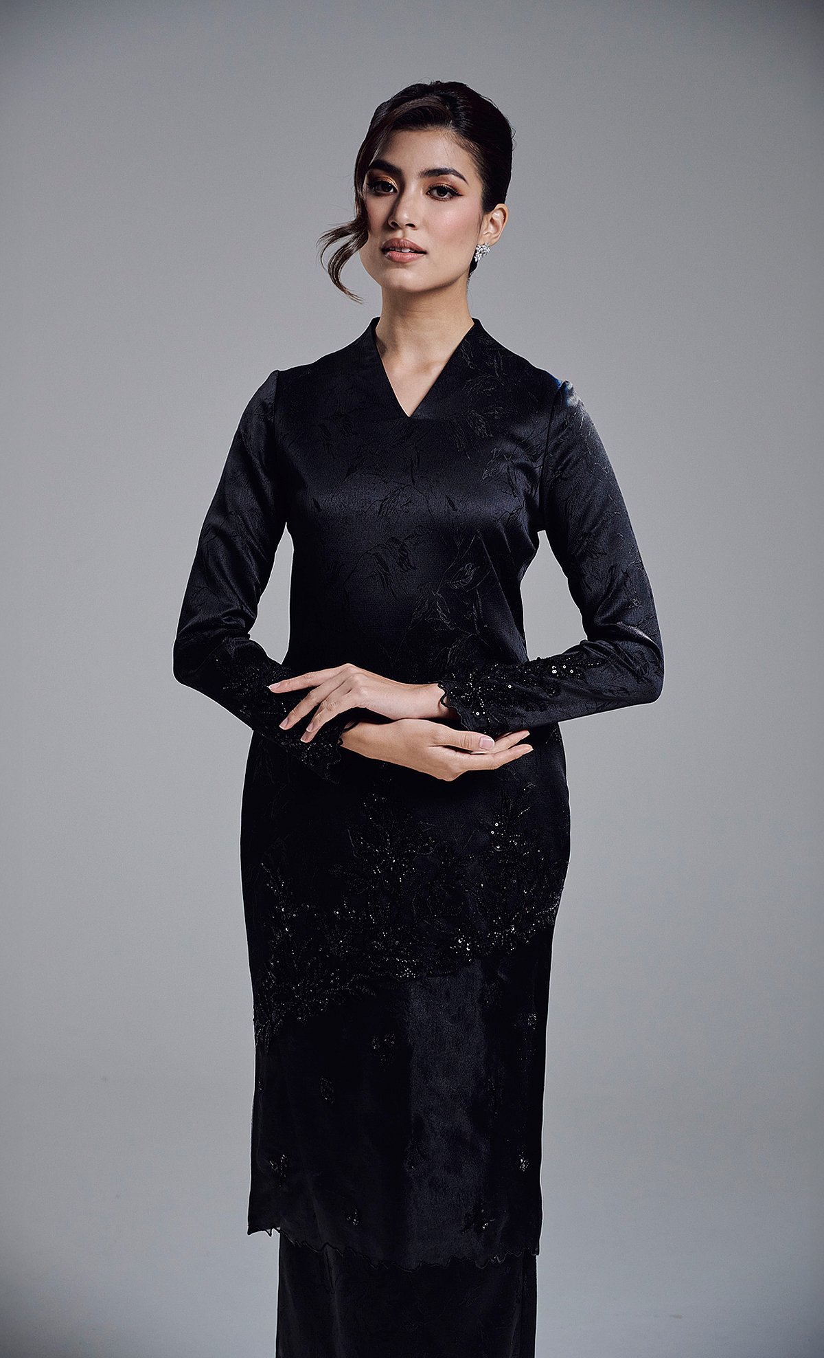 ESVARIA KURUNG - BLACK