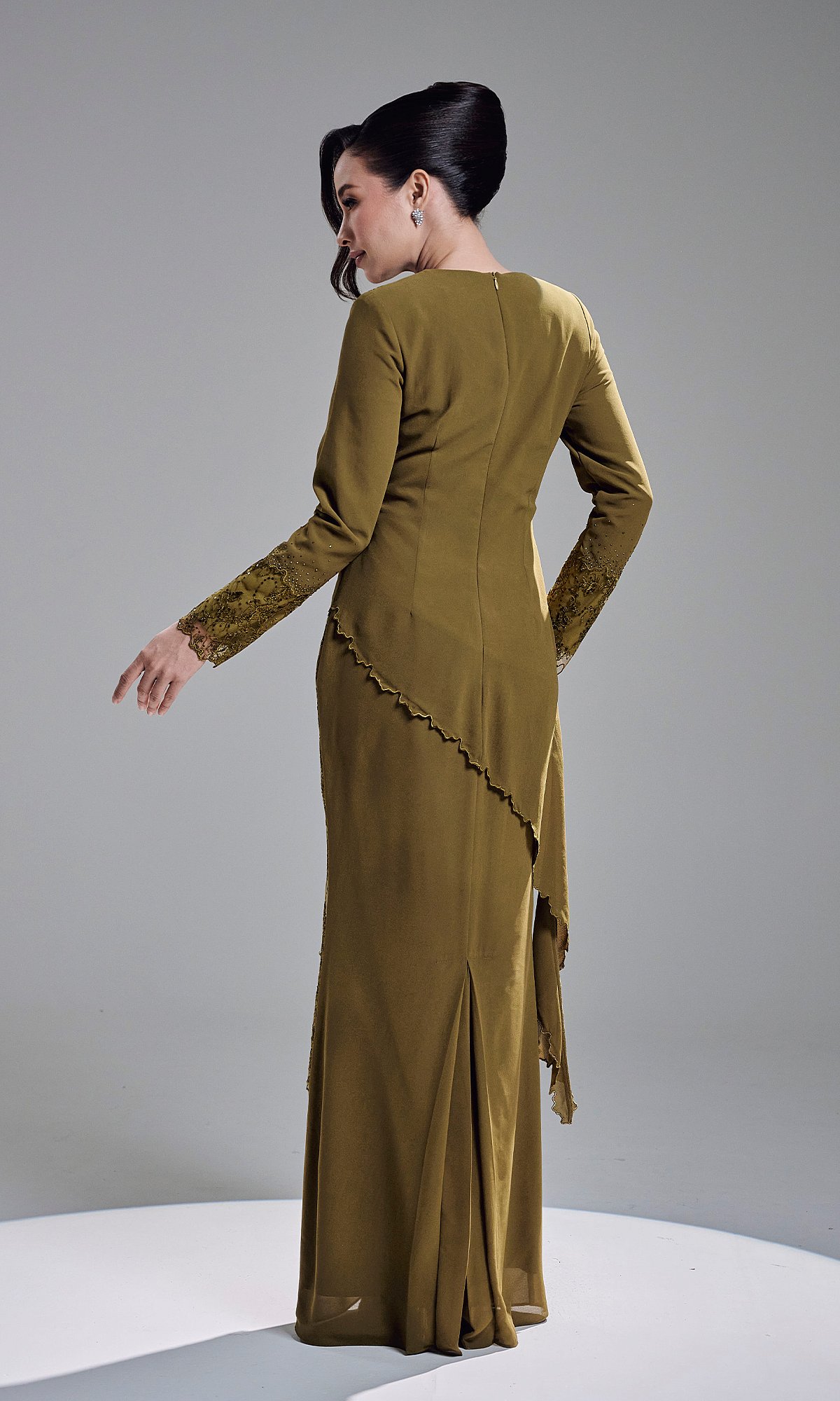 KAREETA DRESS - OLIVE