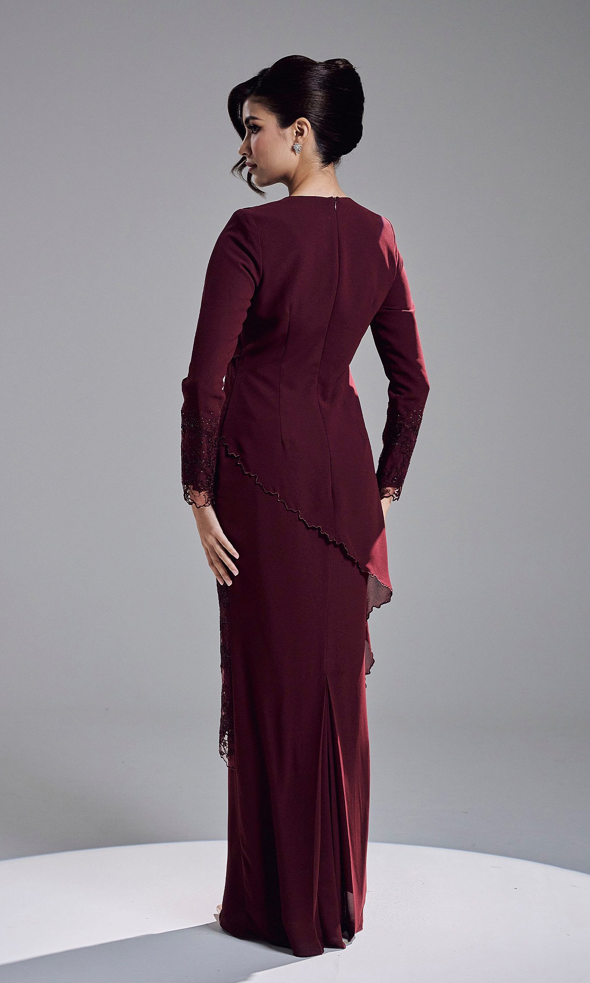 KAREETA DRESS - WINE