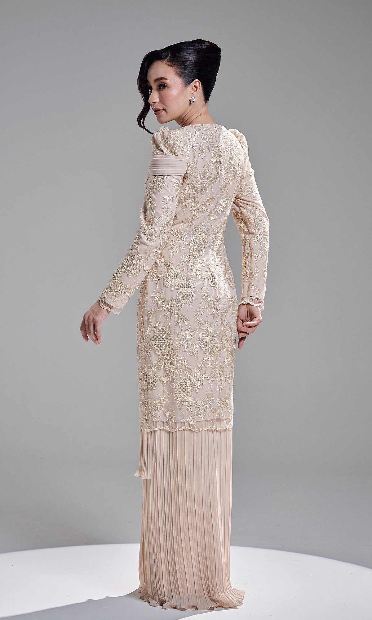 ROZELLE DRESS - CHAMPAGNE