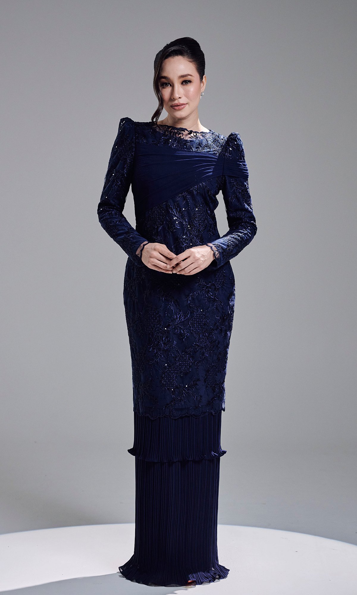 ROZELLE DRESS - NAVY