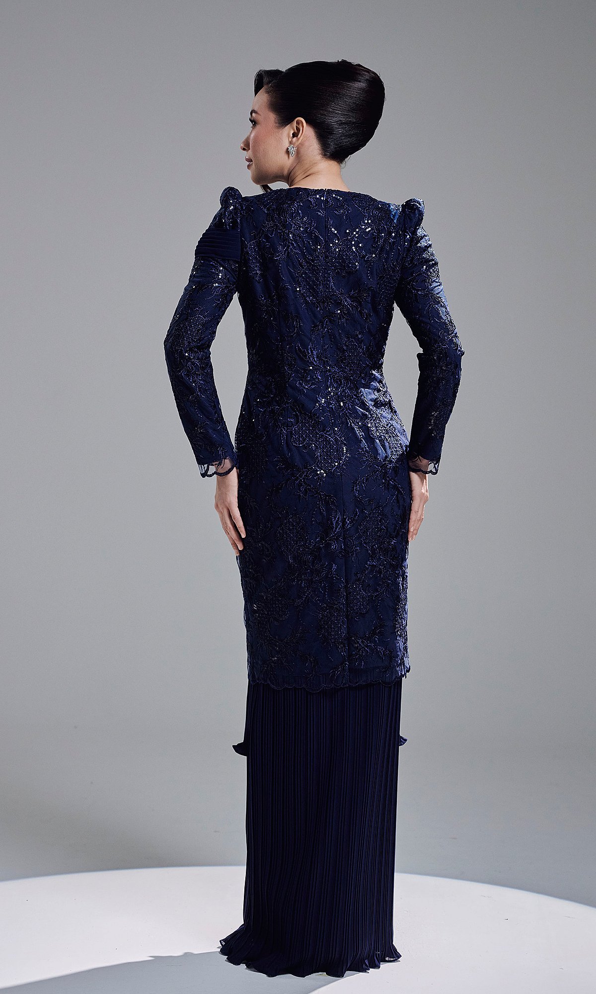 ROZELLE DRESS - NAVY