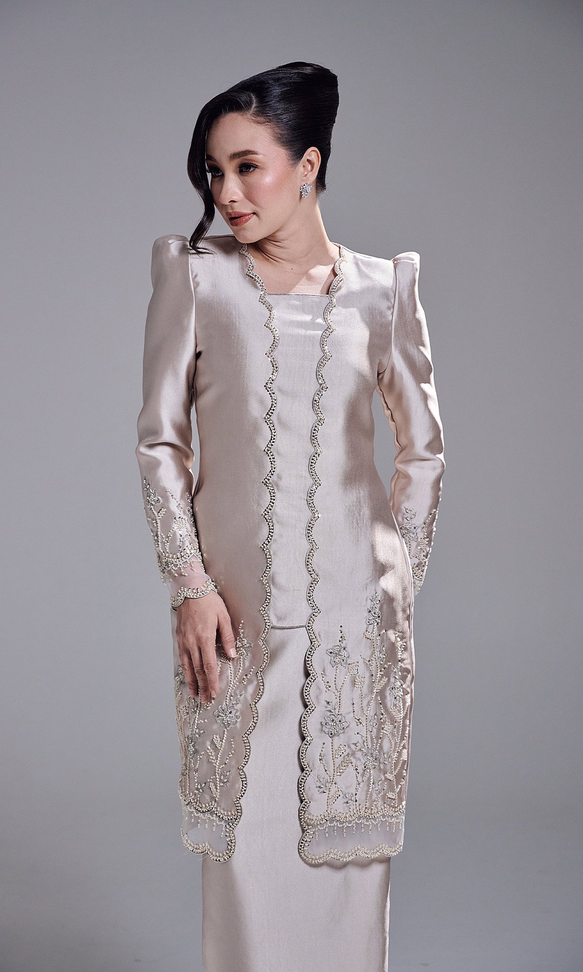 HAATIYA KURUNG - CHAMPAGNE