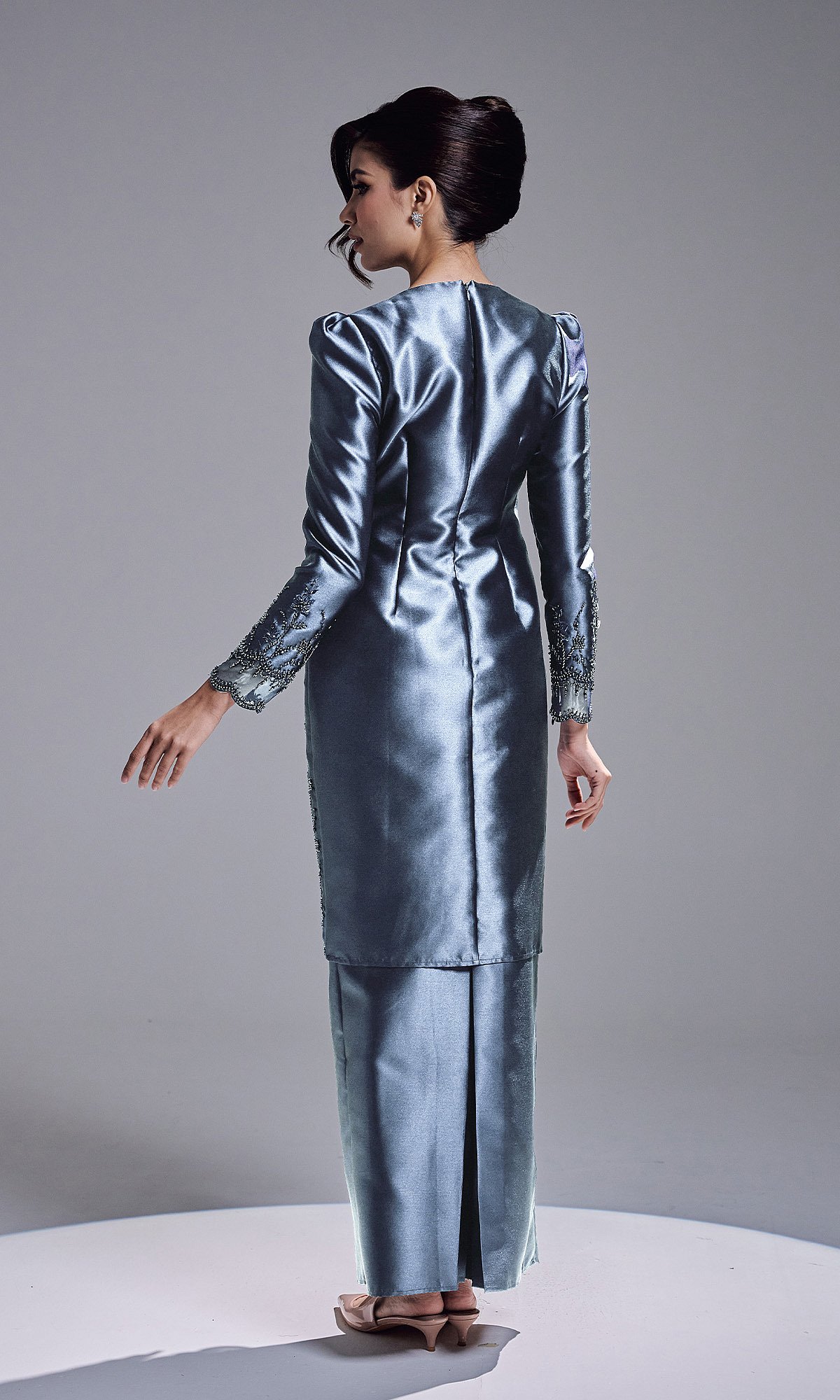 HAATIYA KURUNG - ASH BLUE