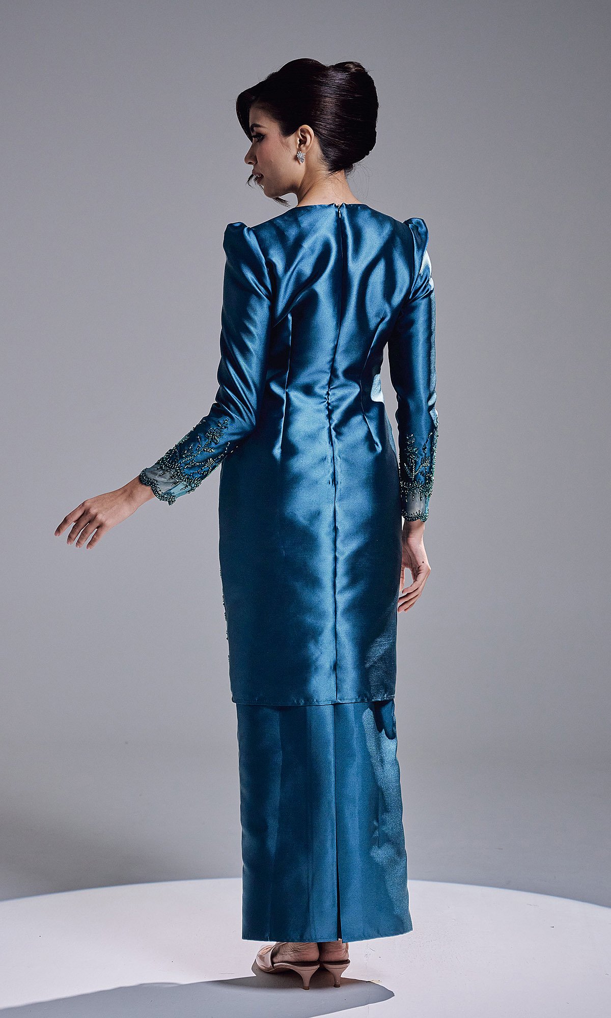 HAATIYA KURUNG - TEAL BLUE