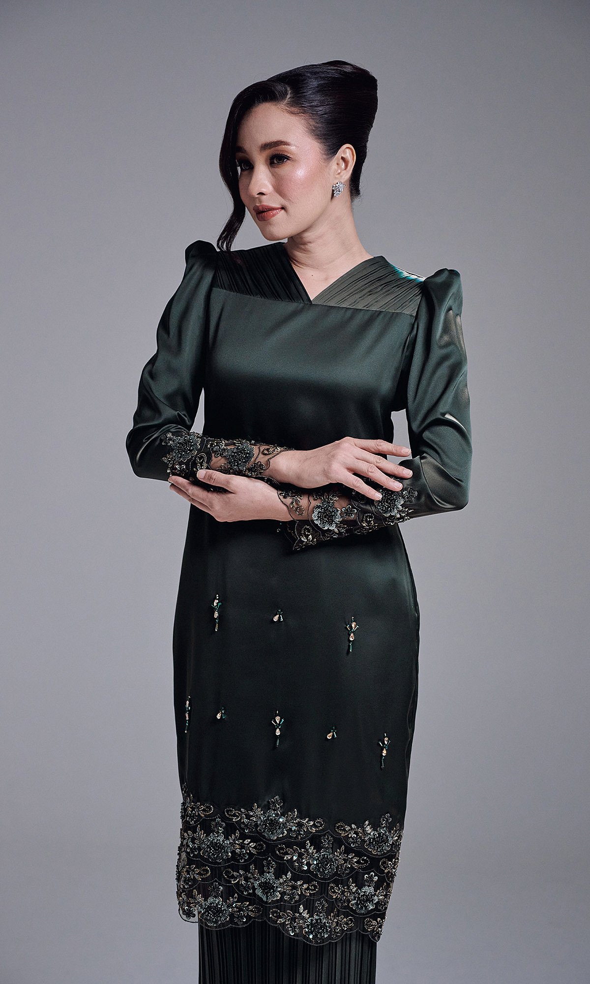 LUNAYA KURUNG - DARK OLIVE