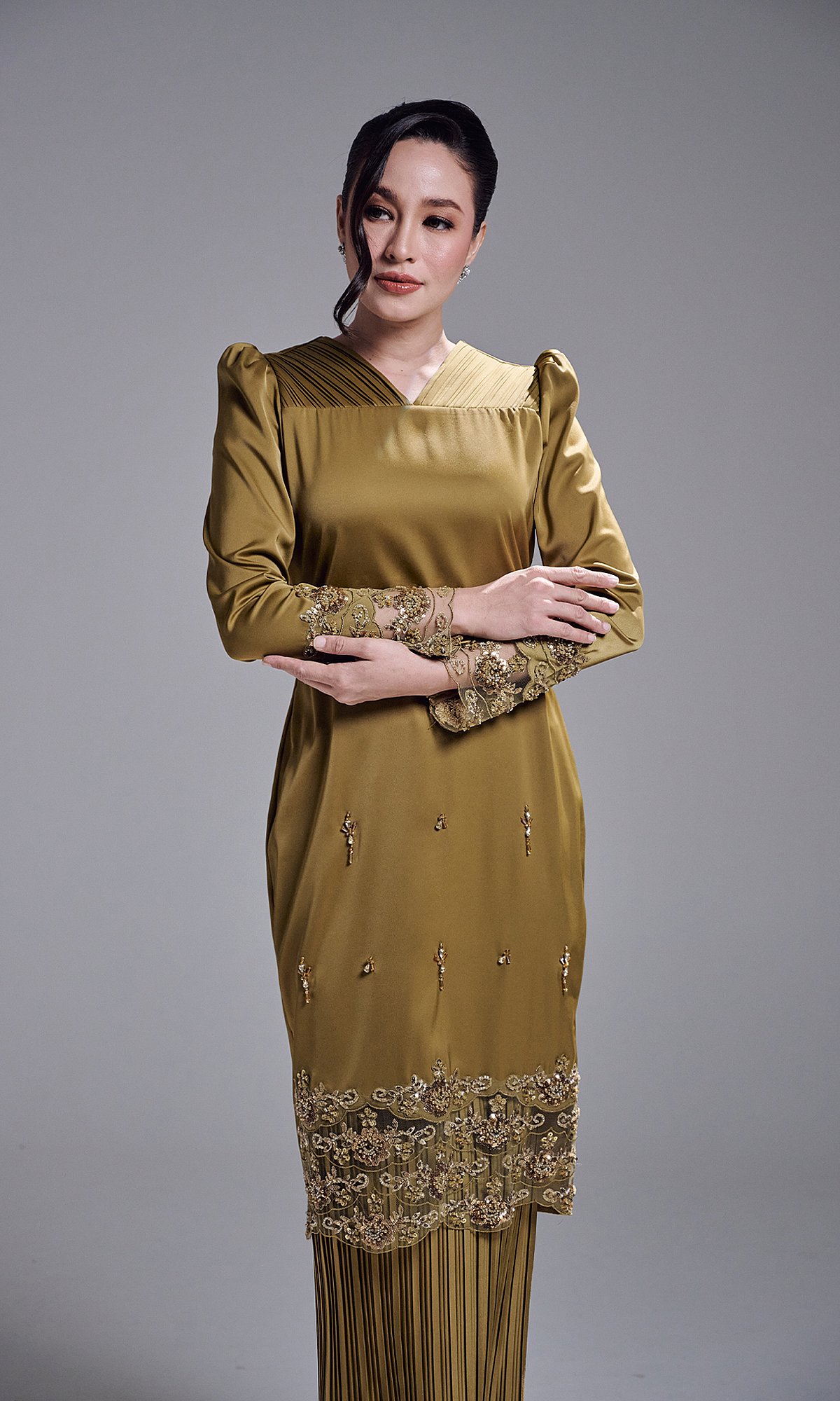 LUNAYA KURUNG - OLIVE