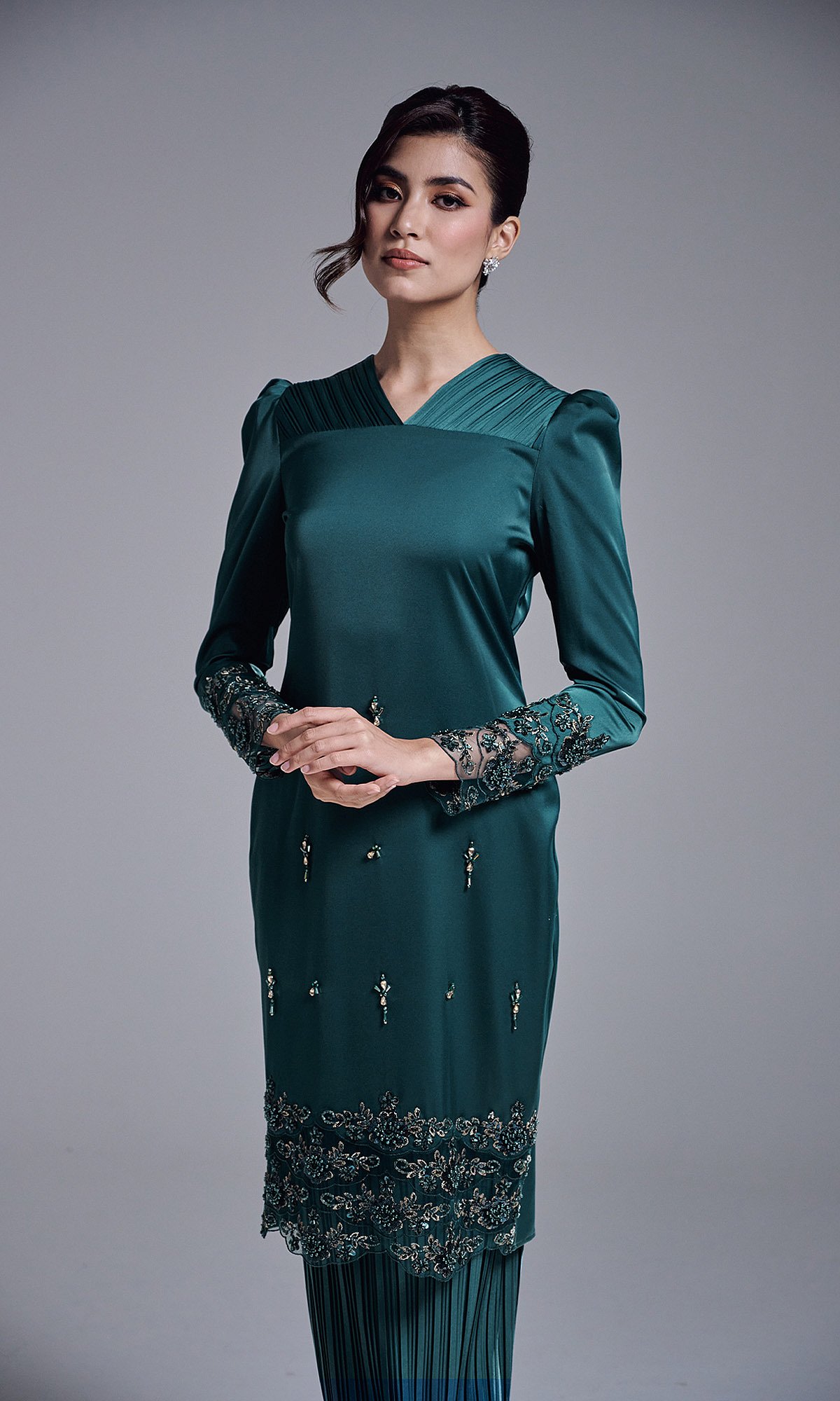 LUNAYA KURUNG - EMERALD TEAL