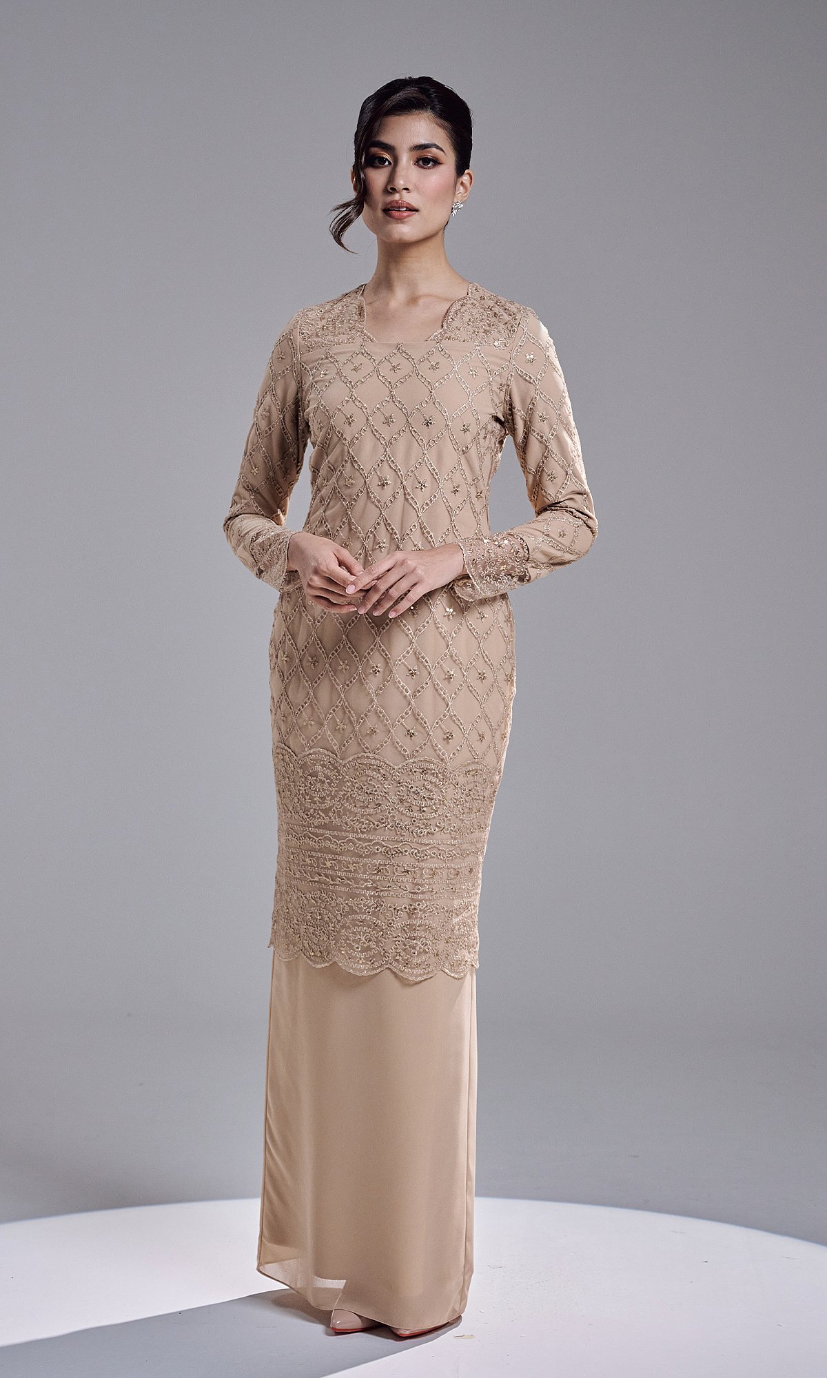 AVIANA DRESS - GOLD
