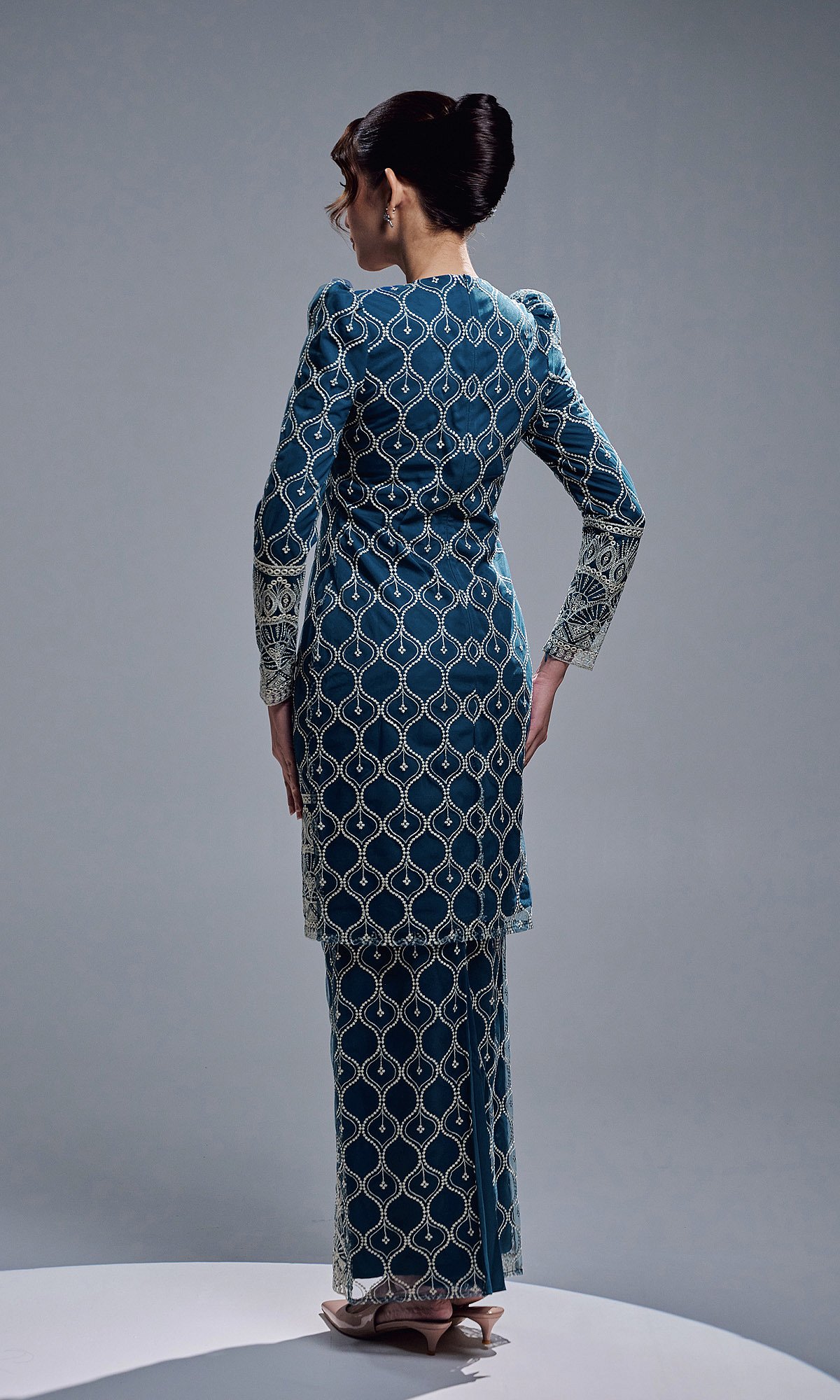 ELVIANA KURUNG - TEAL BLUE