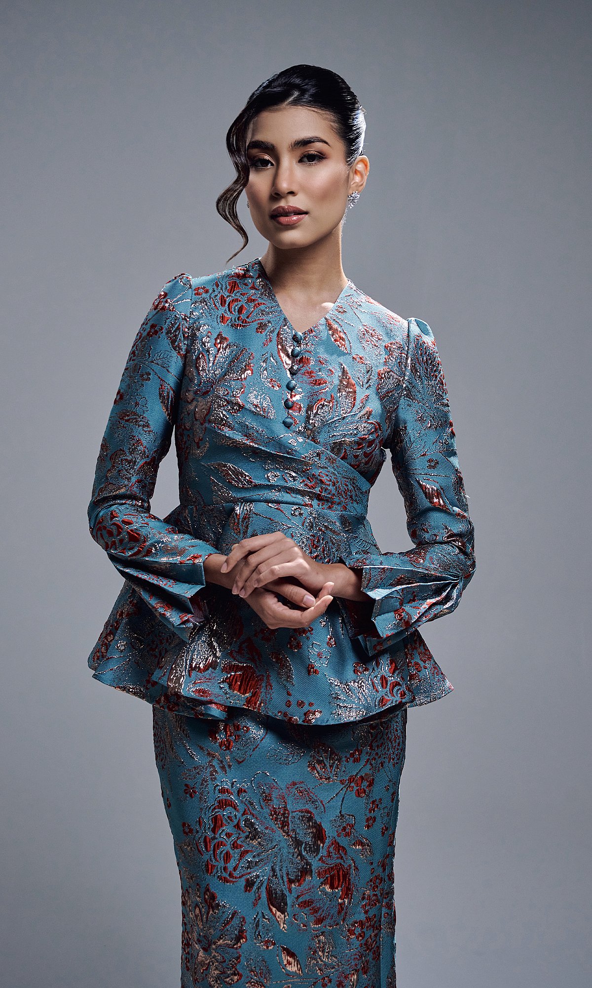 LUNA KURUNG - DUSTY TURQUOISE