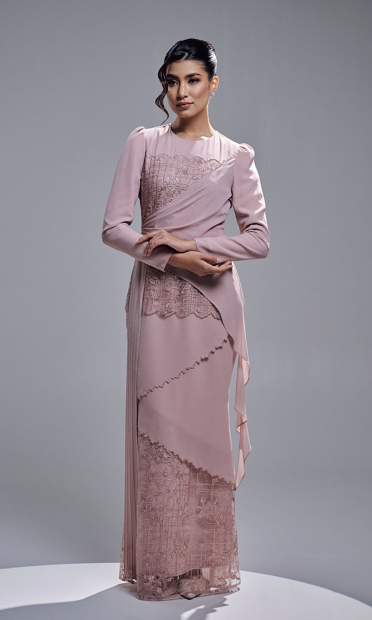 ESTALIA DRESS - BLUSH PINK