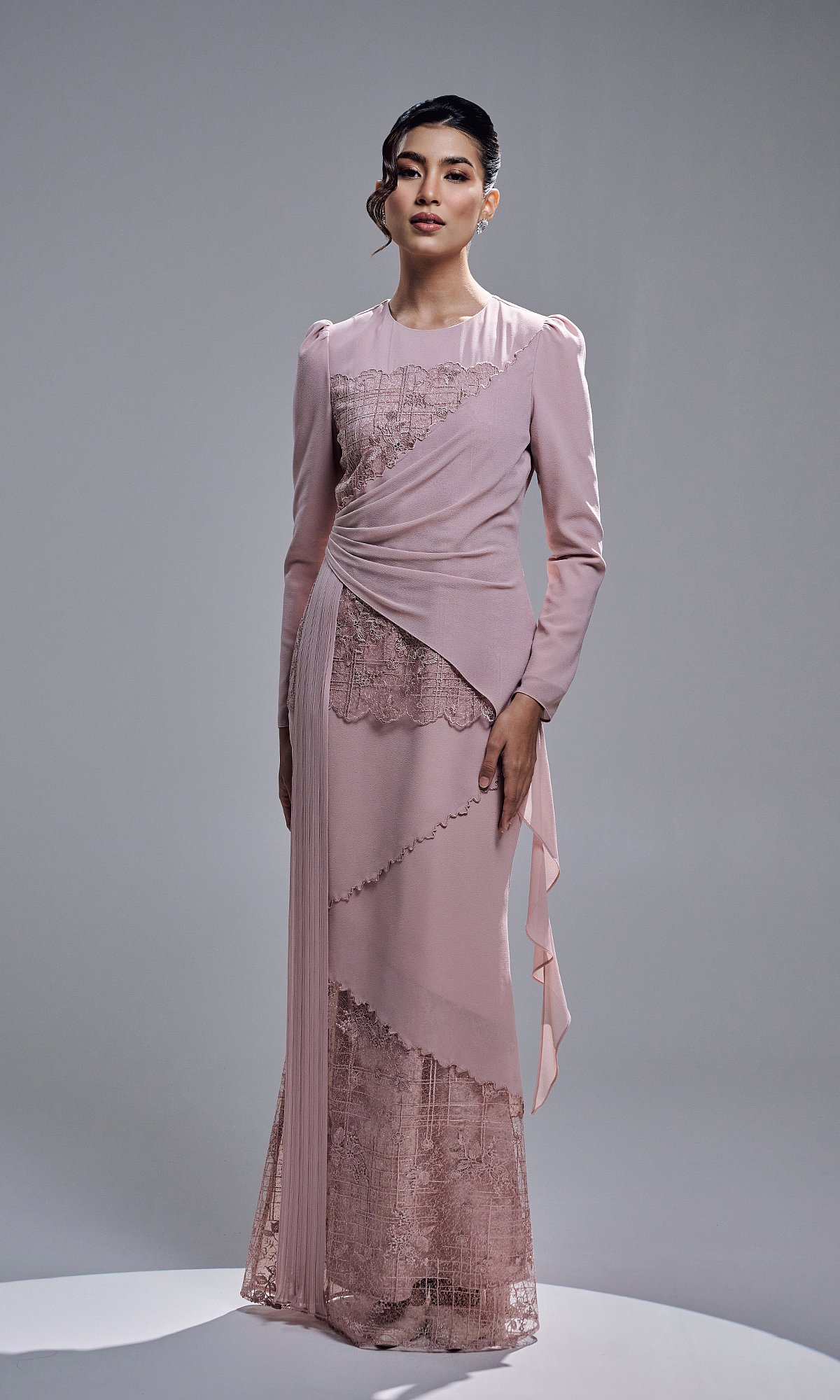 ESTALIA DRESS - BLUSH PINK