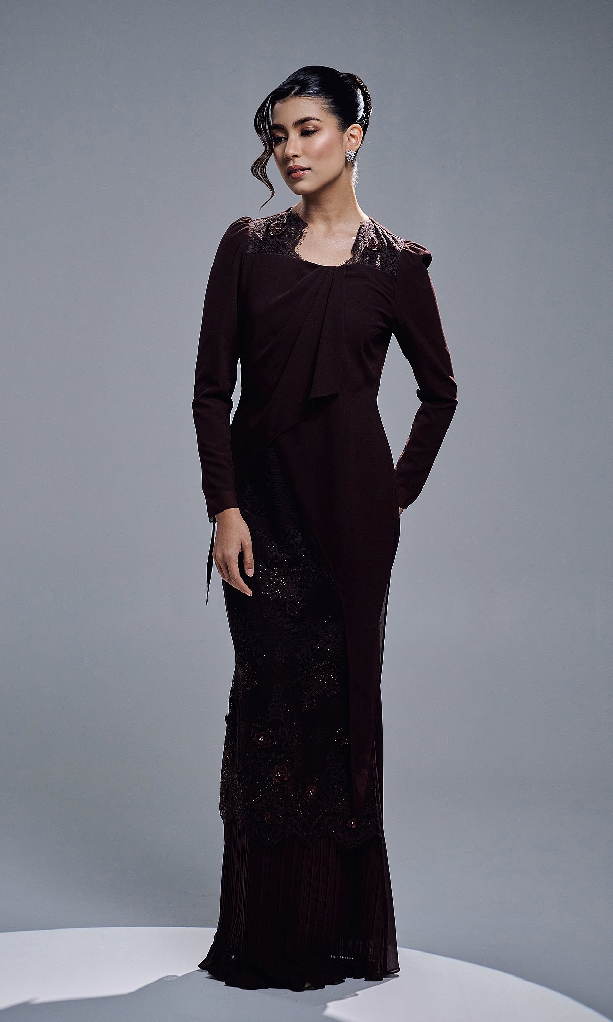 ELIYA DRESS - MAHOGANY