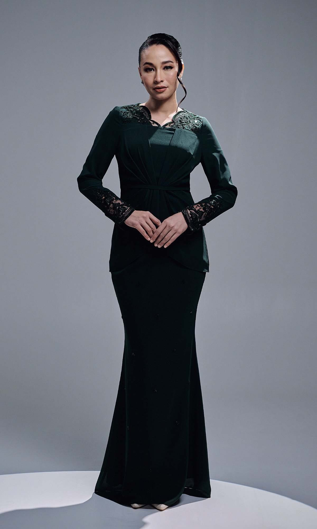 SADEERA KURUNG - DARK GREEN