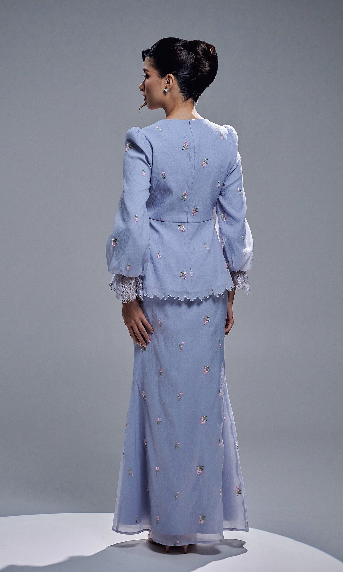 ESMIKA KURUNG - ASH BLUE