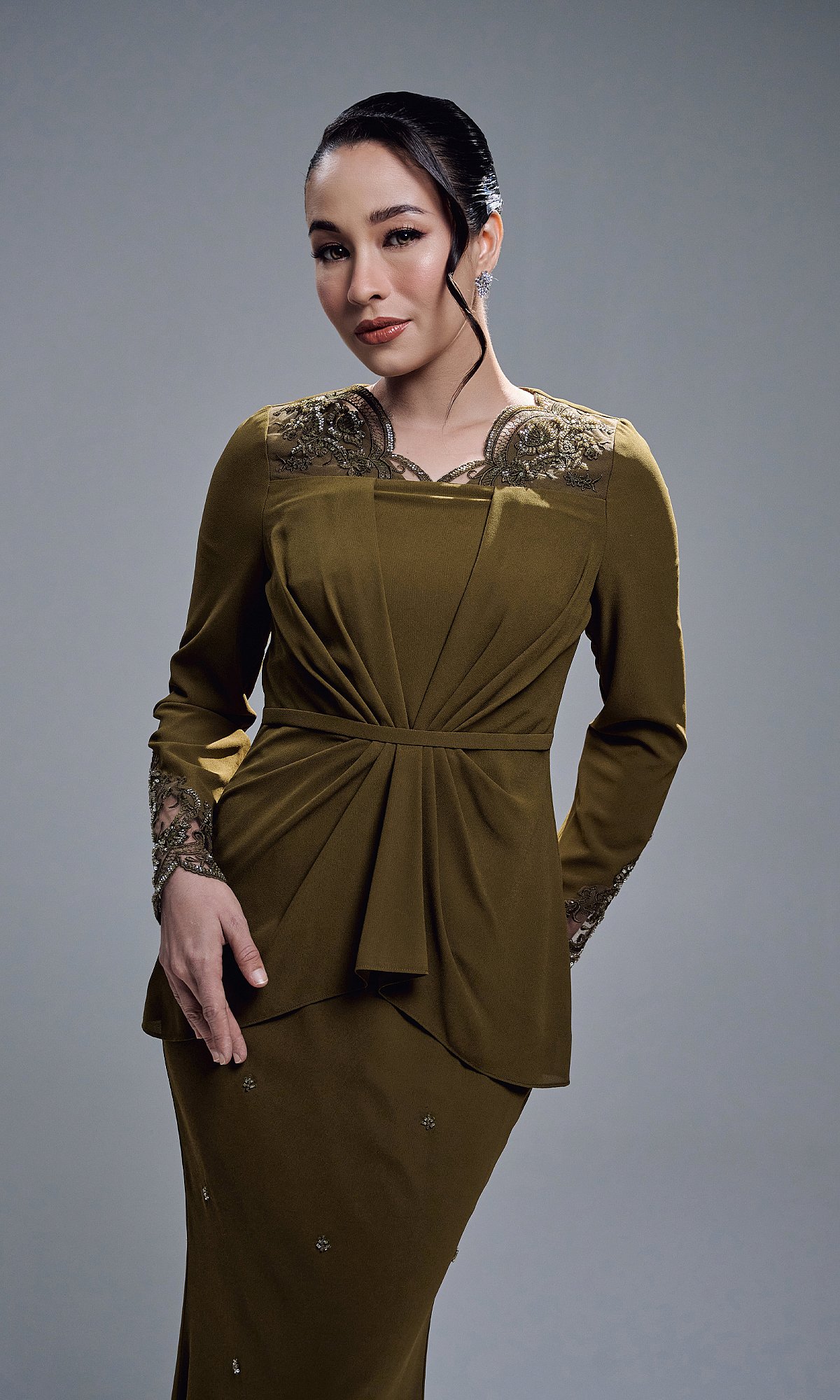 SADEERA KURUNG - OLIVE