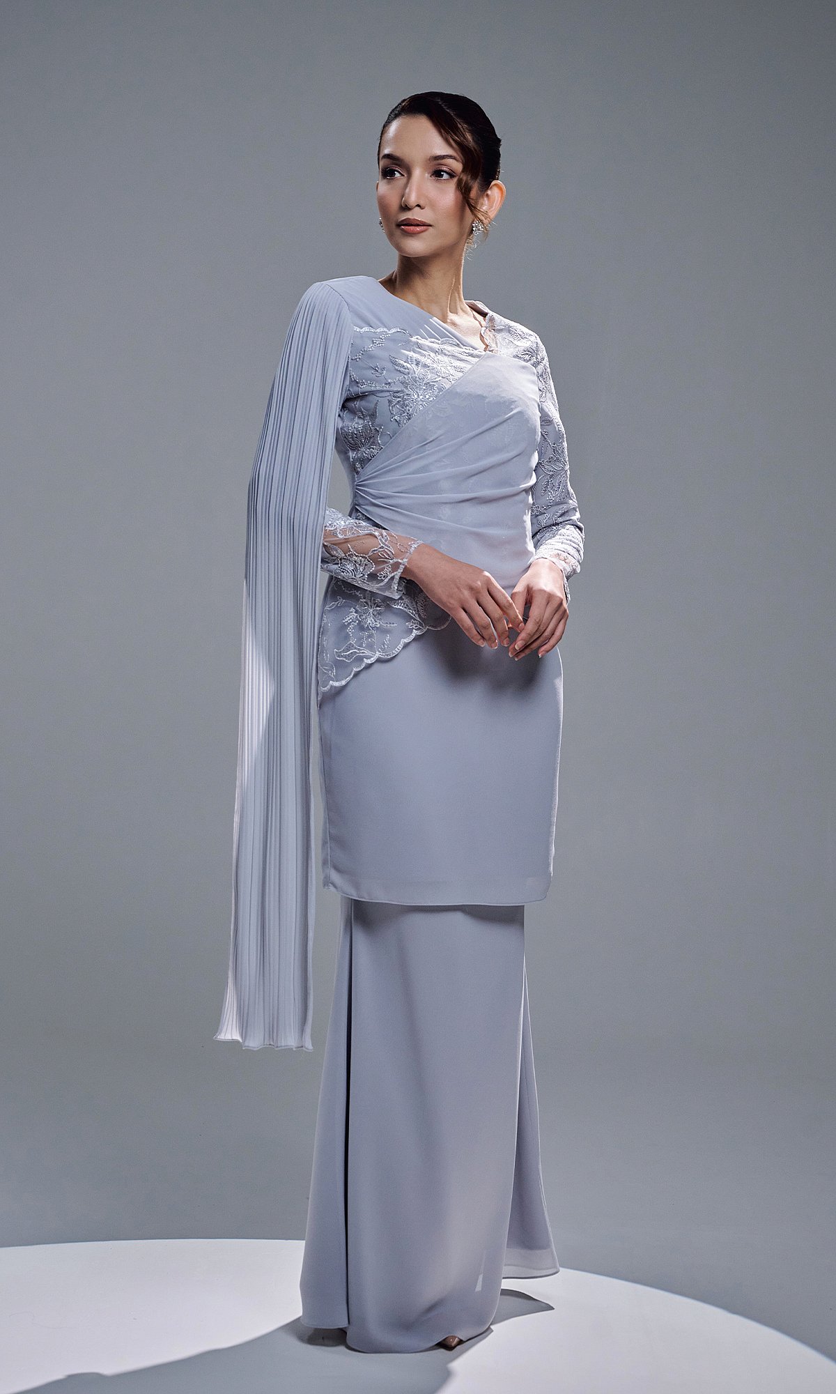 VERIANA KURUNG - STEEL GREY