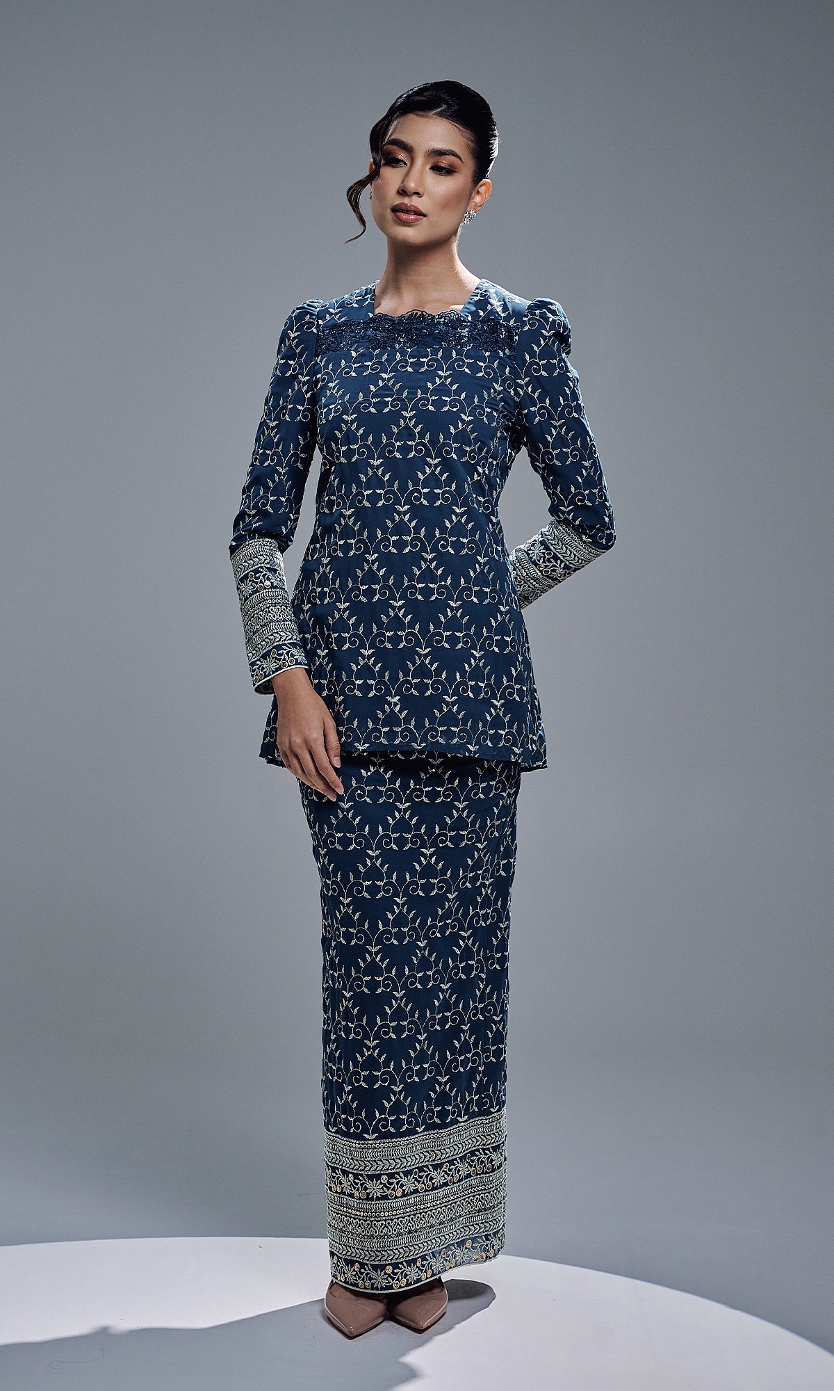 REIKA KURUNG - TEAL BLUE