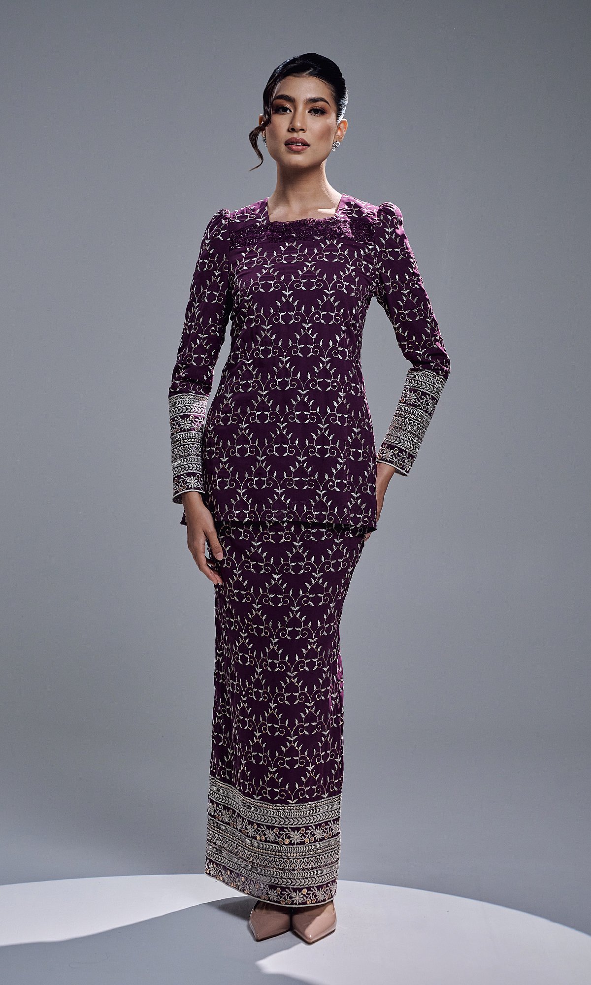 REIKA KURUNG - DARK PURPLE