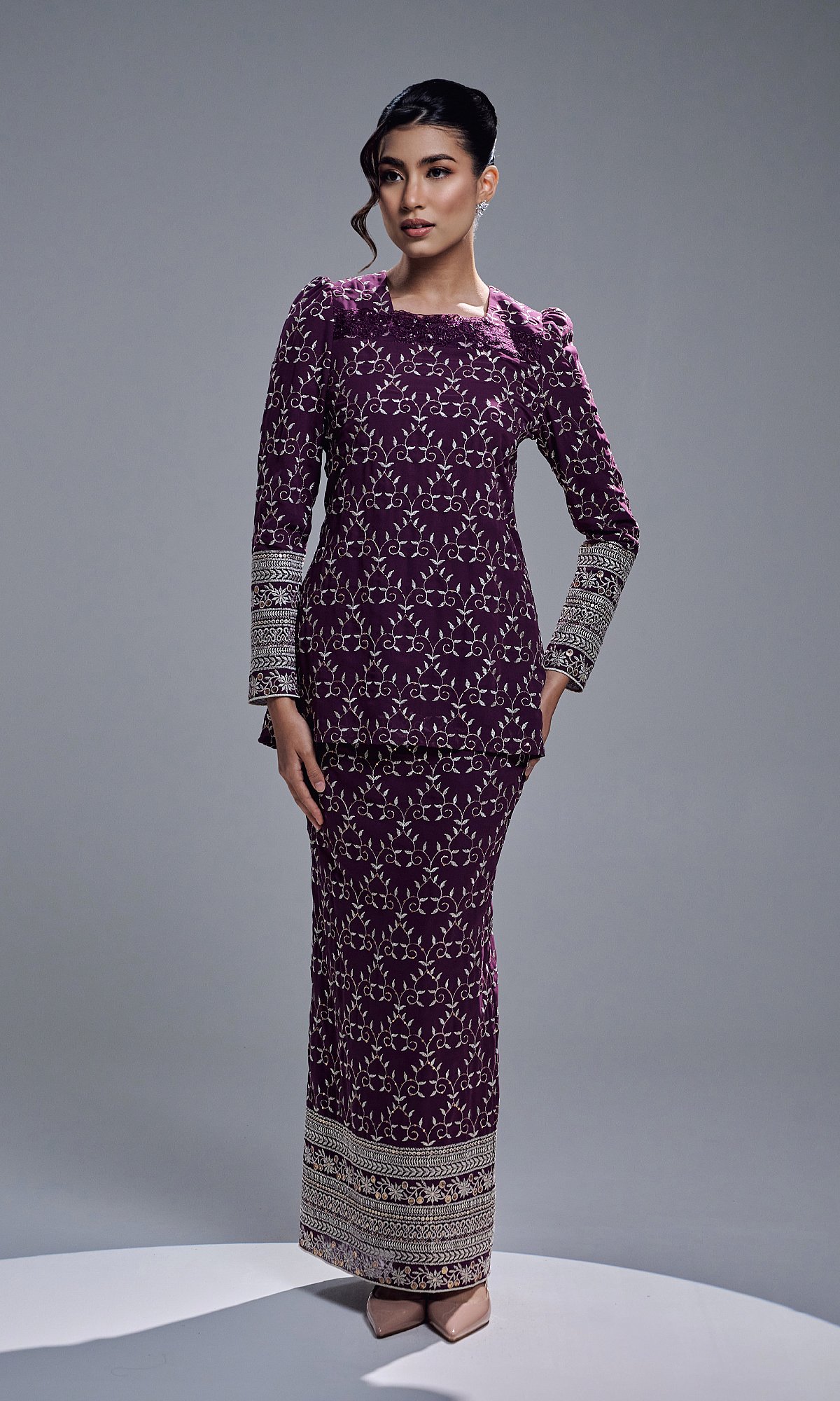 REIKA KURUNG - DARK PURPLE