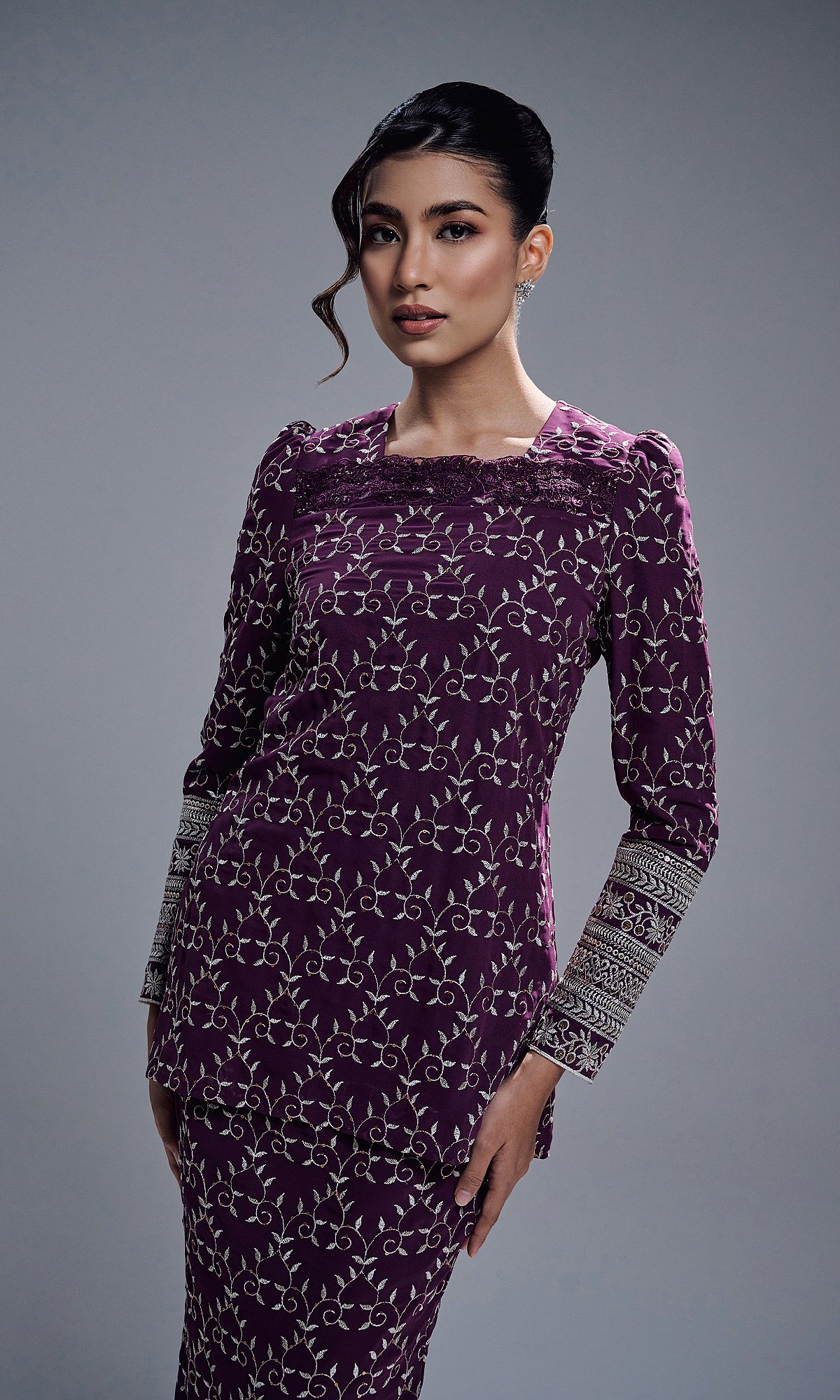 REIKA KURUNG - DARK PURPLE
