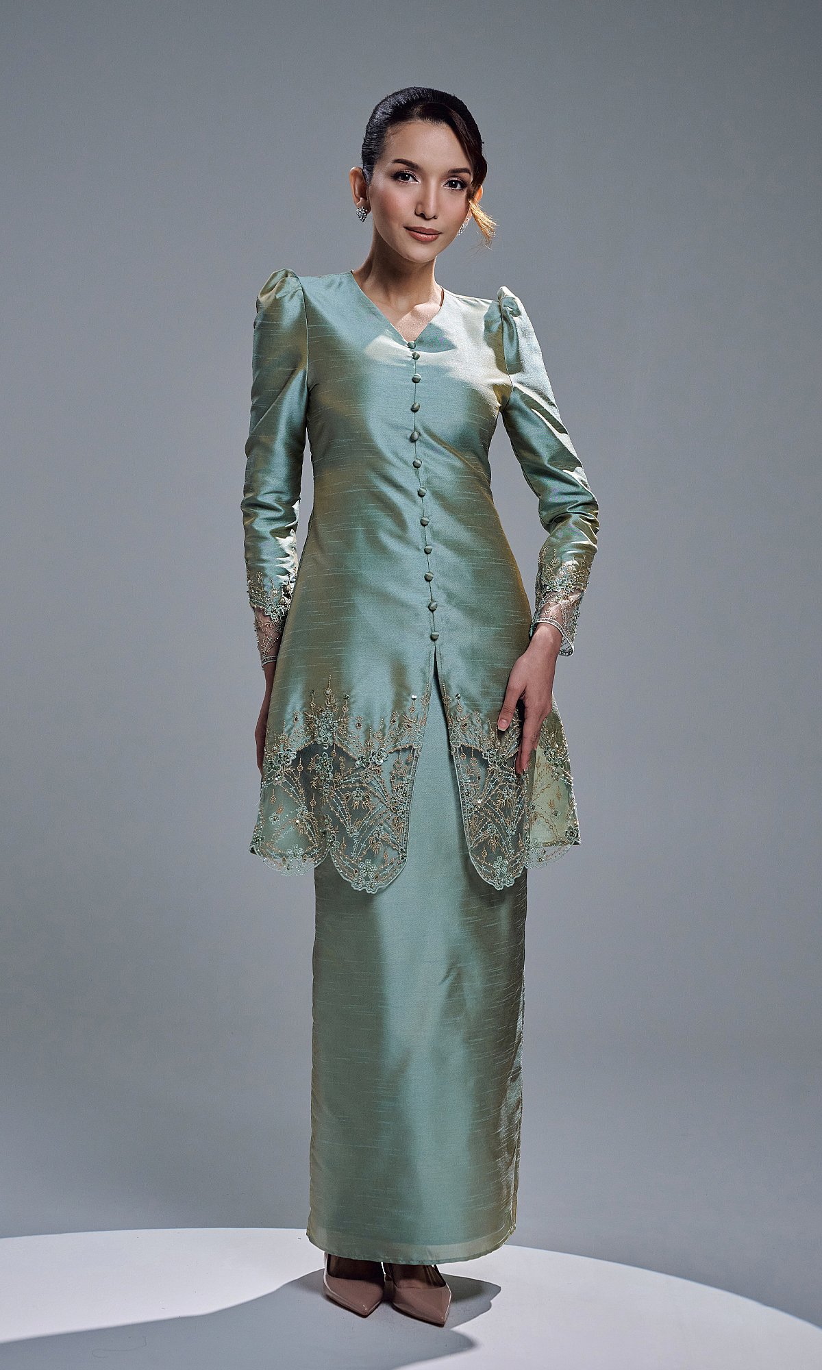 MAHSURI KURUNG - GEORGIAN GREEN