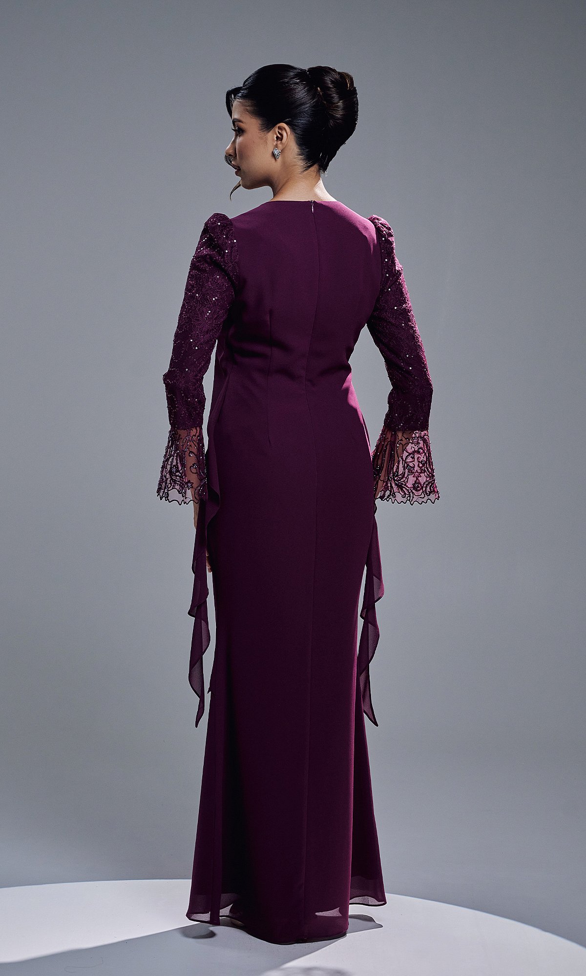 MIREYA DRESS - DARK PURPLE