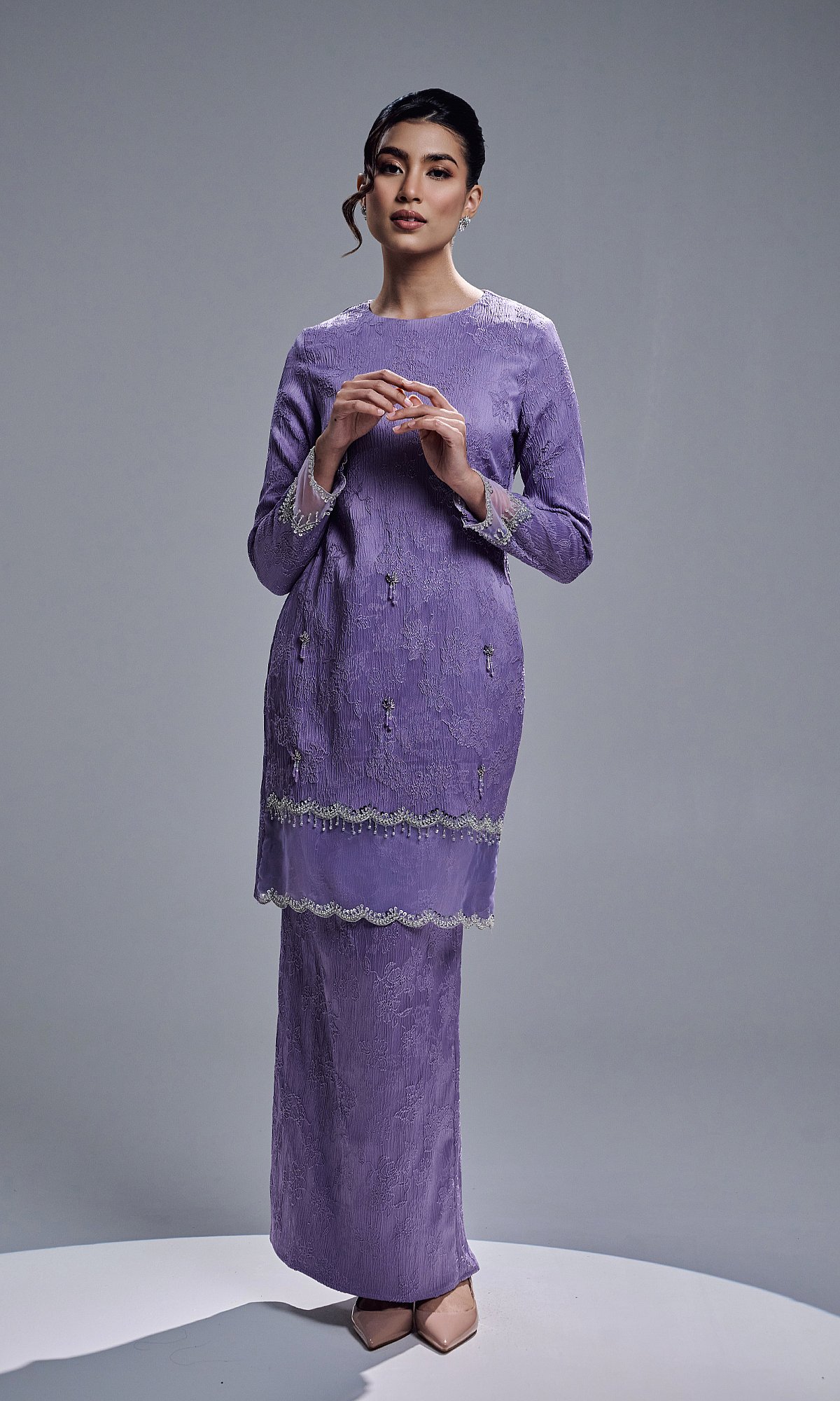 ANAYA KURUNG - DUSTY PURPLE
