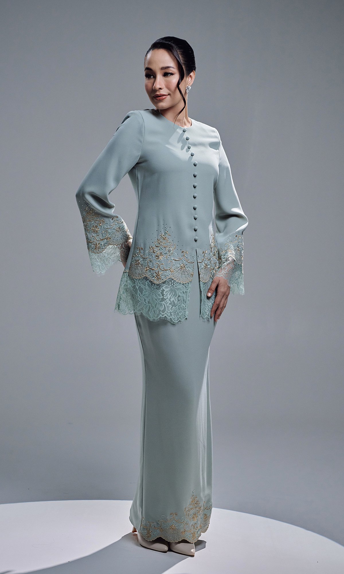 CAMERIA KURUNG - SAGE GREEN