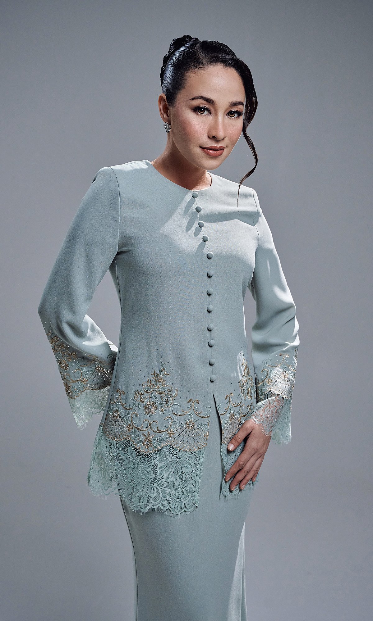 CAMERIA KURUNG - SAGE GREEN