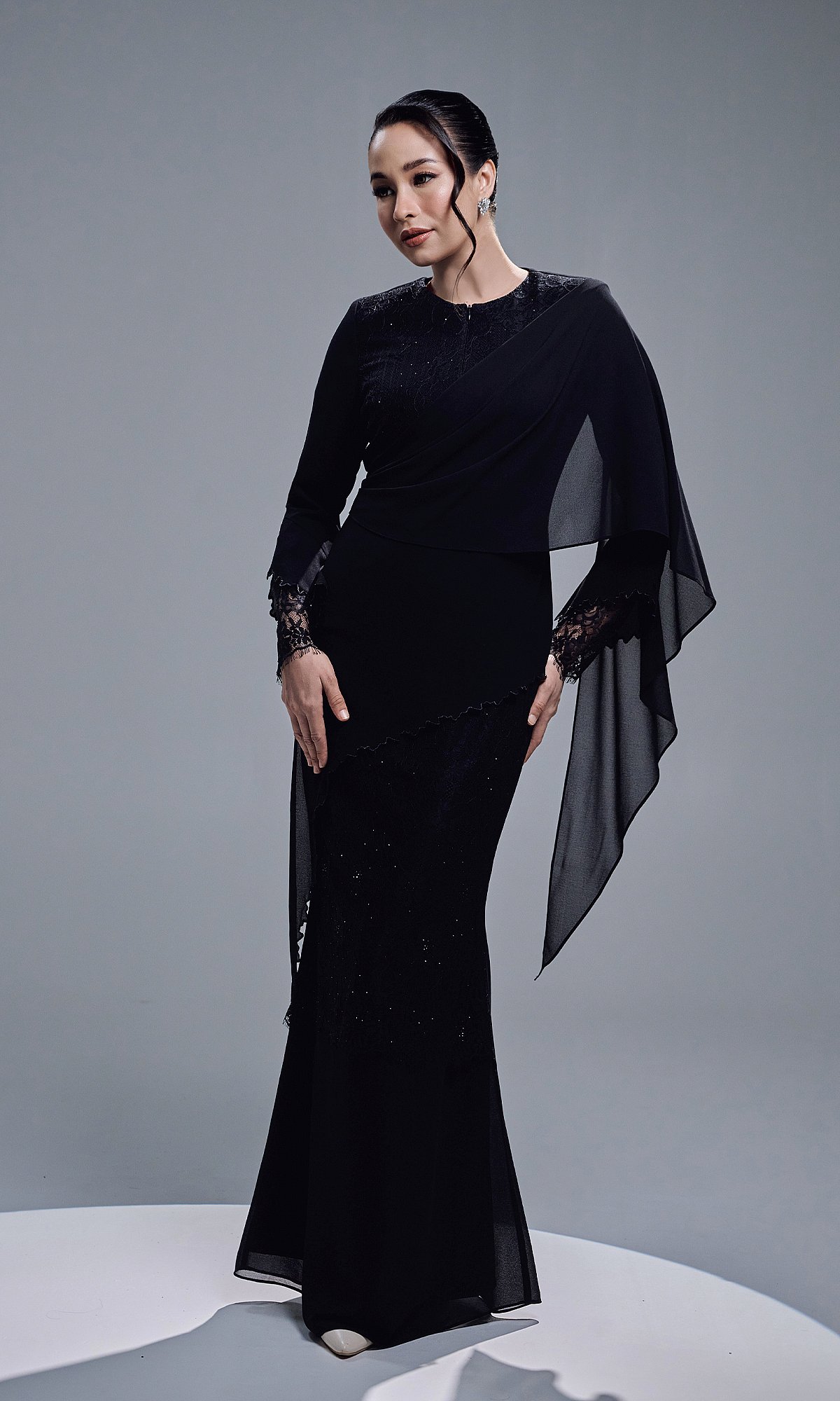 RAEESA DRESS - BLACK