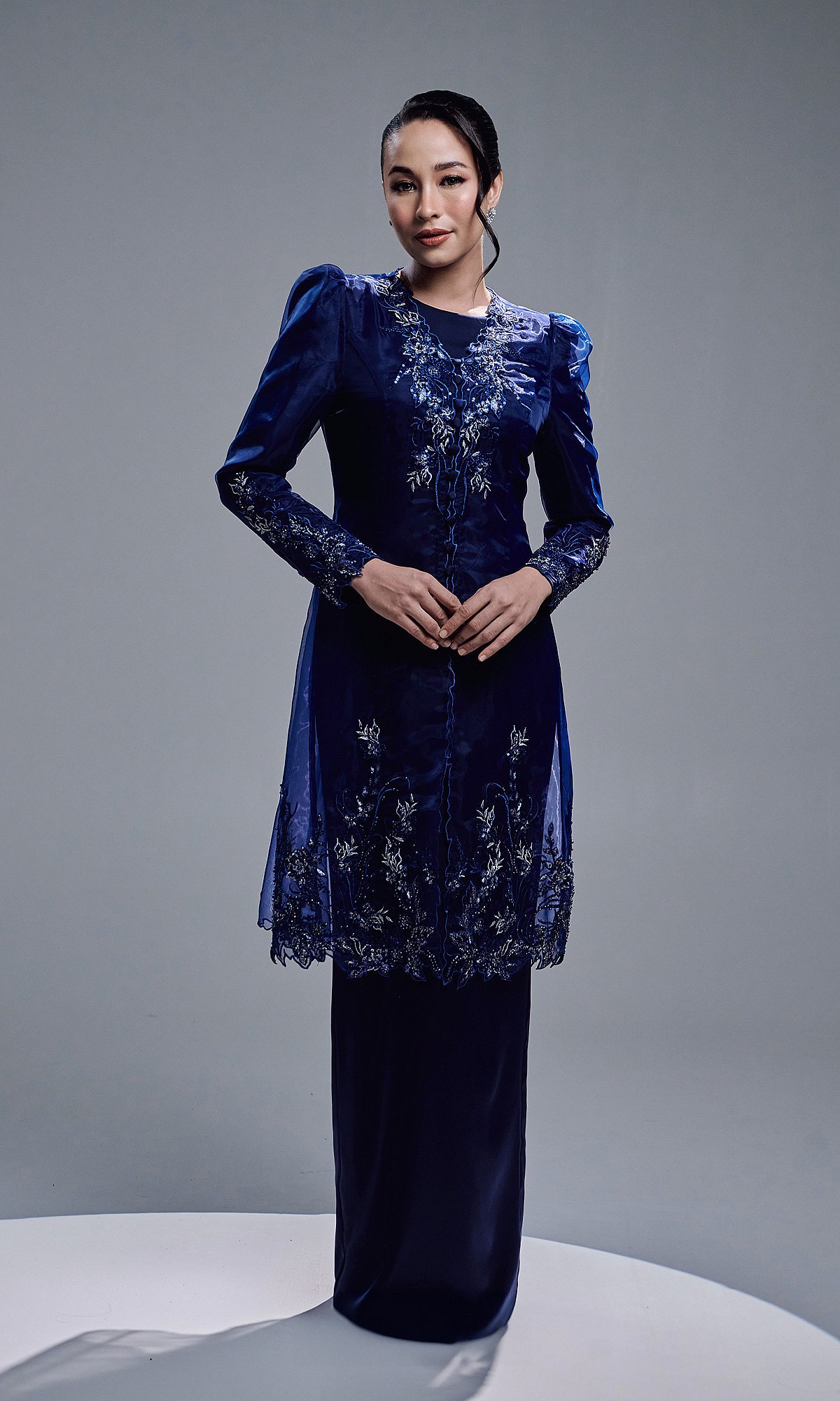 TIARA DRESS - NAVY