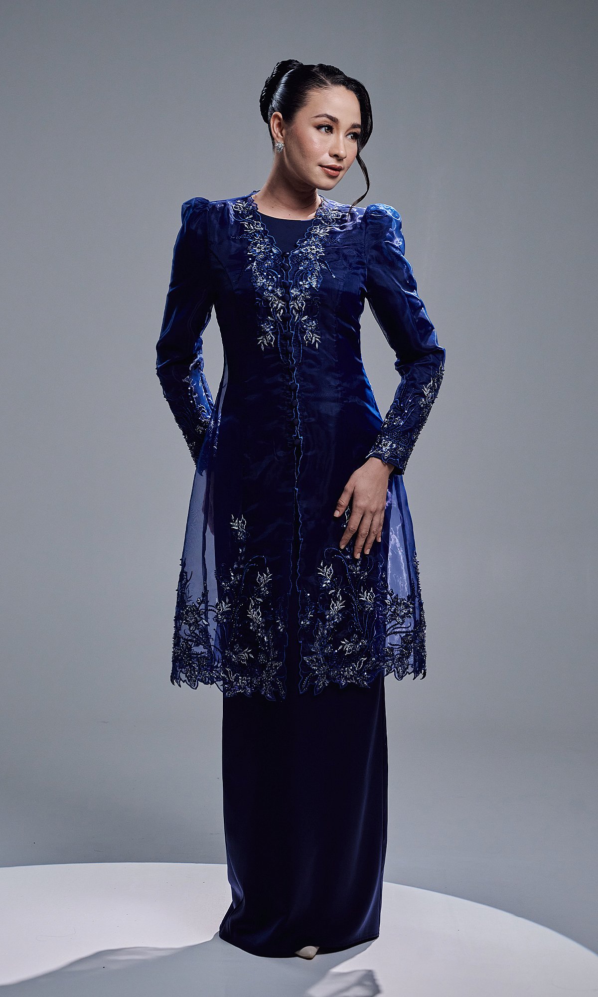 TIARA DRESS - NAVY