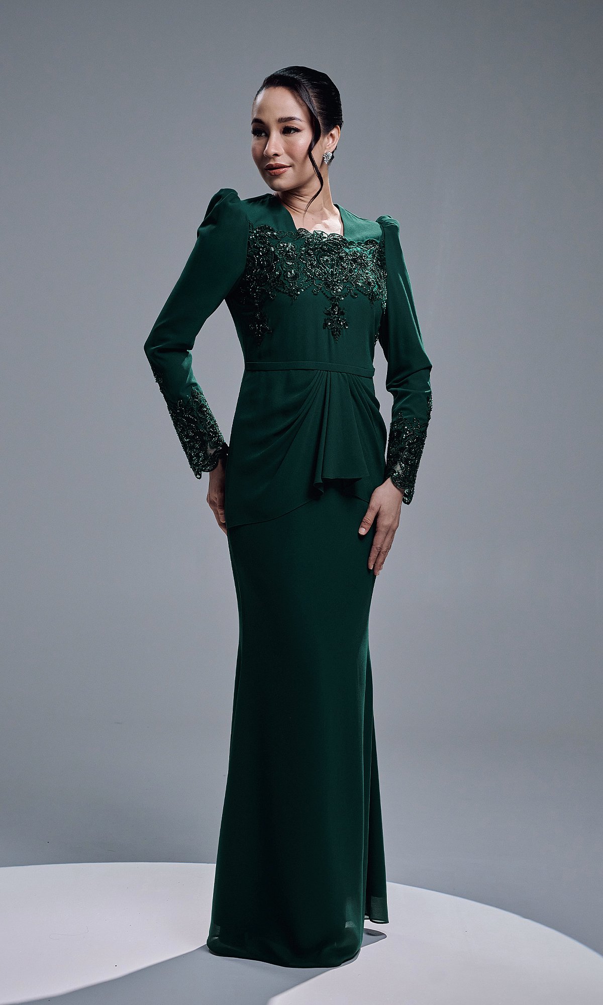 ASRIVIA DRESS - EMERALD