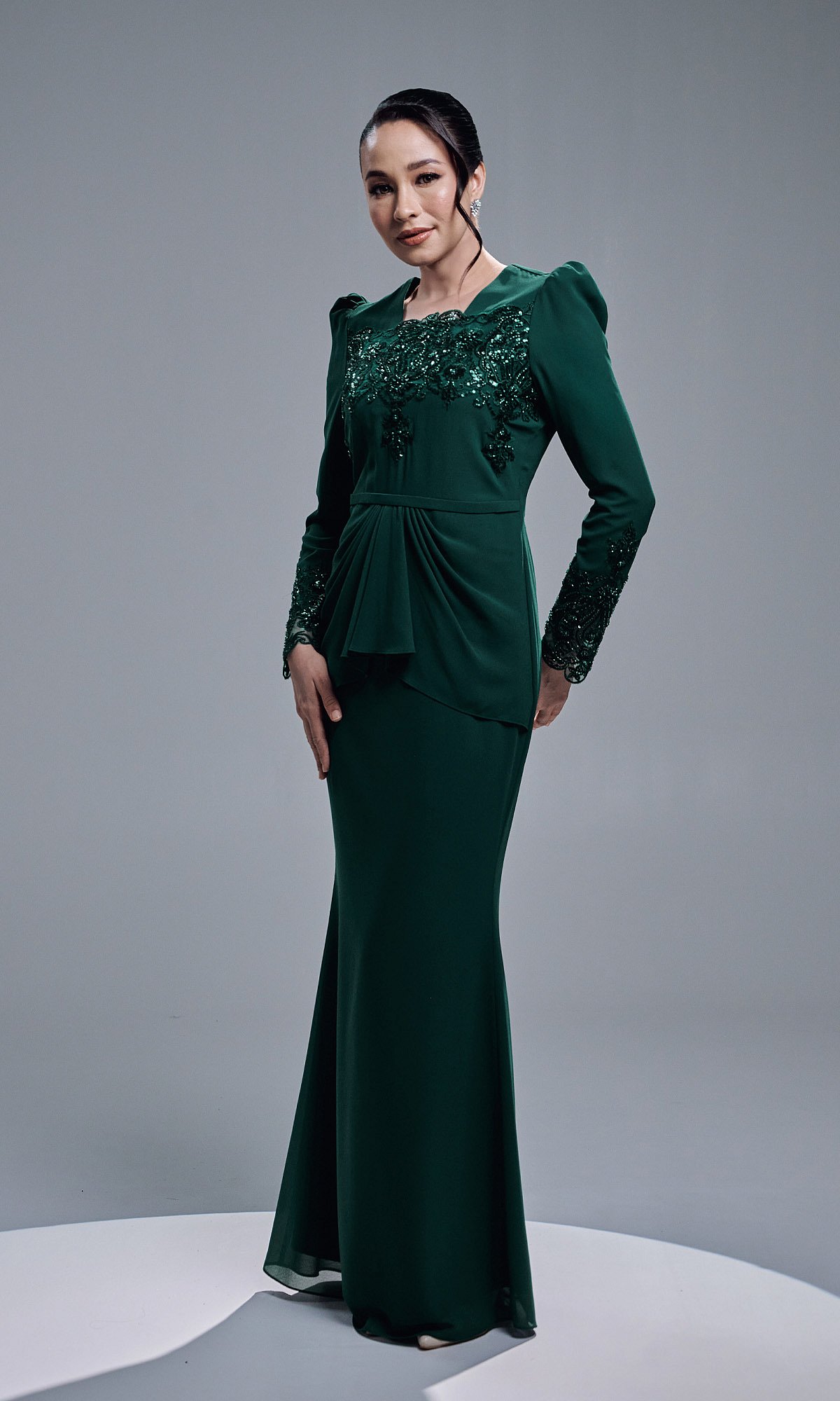 ASRIVIA DRESS - EMERALD