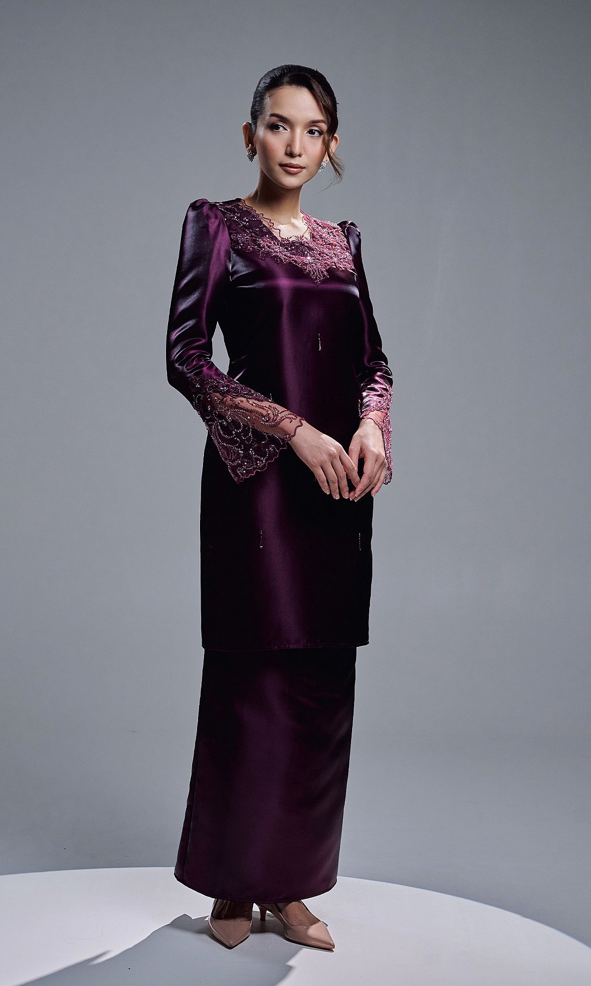 THALINA KURUNG - DARK PURPLE