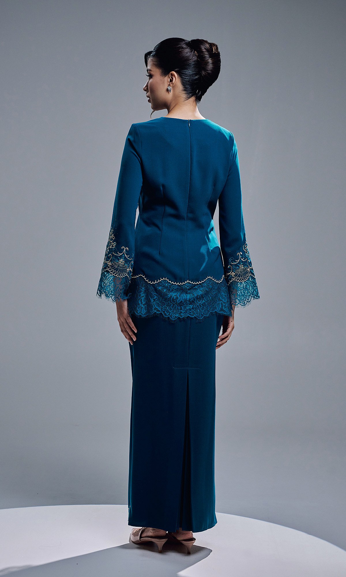 CAMERIA KURUNG - TEAL BLUE