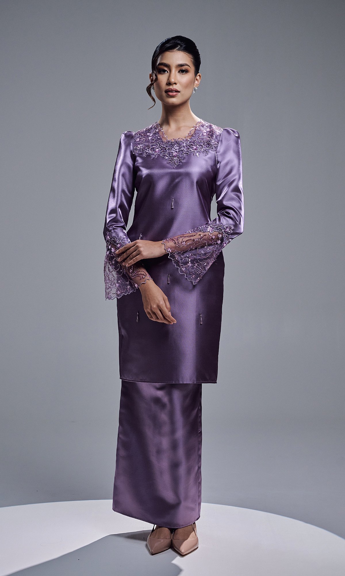 THALINA KURUNG - DUSTY PURPLE