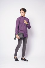 REMICO BUTTON - DARK PURPLE