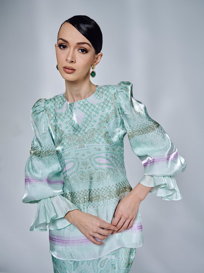 CAMELIA KURUNG - MINT GREEN