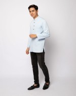 HELMICO KURTA BUTTON - BABY BLUE