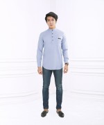 ASRAEL BUTTON - SILVER GREY